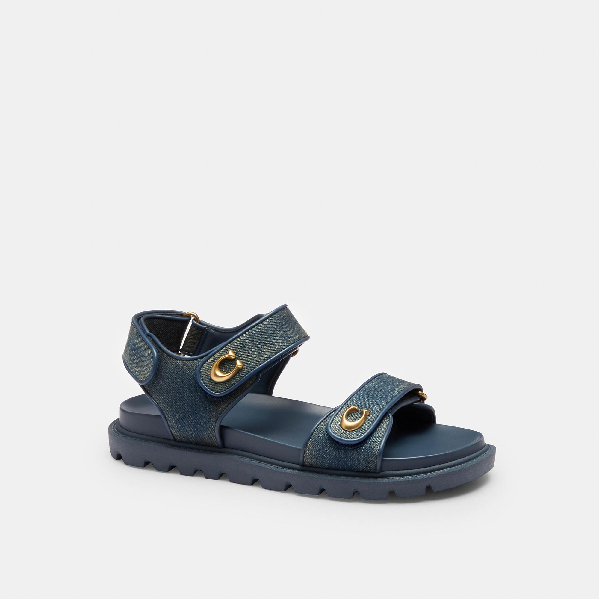 Brynn Sandal In Loved Denim