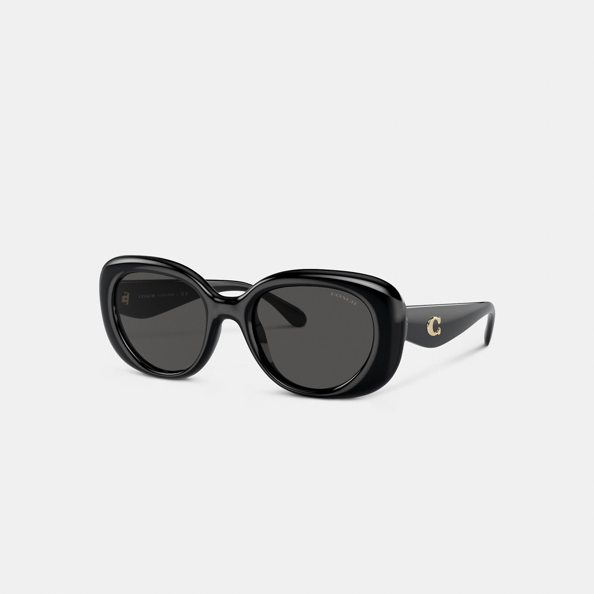 C Hardware Round Sunglasses