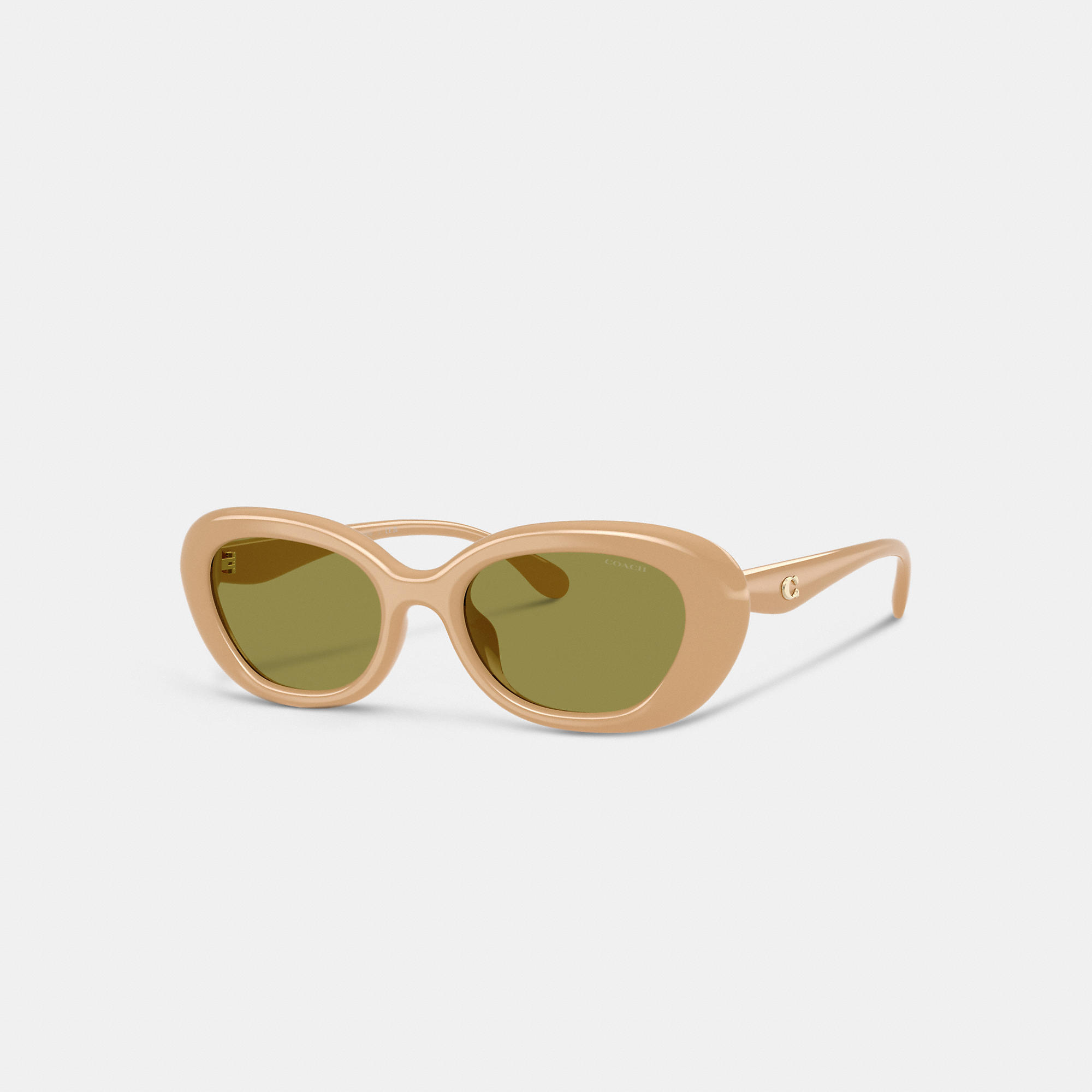 C Hardware Round Sunglasses