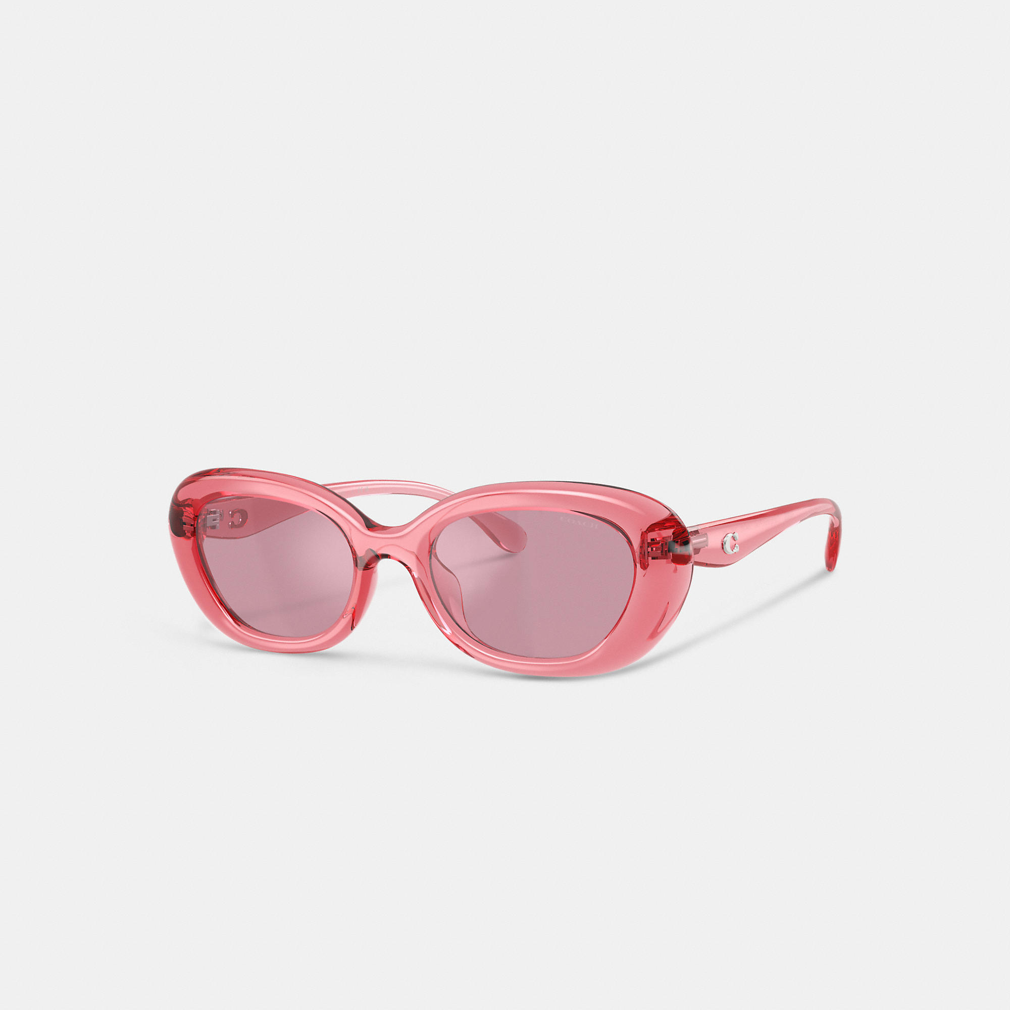 C Hardware Round Sunglasses