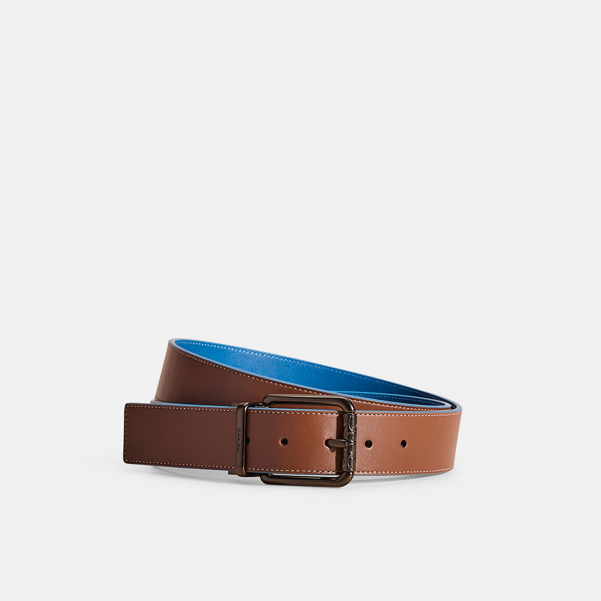 Restored Roller Buckle Cut-To-Size Reversible Belt, 38mm