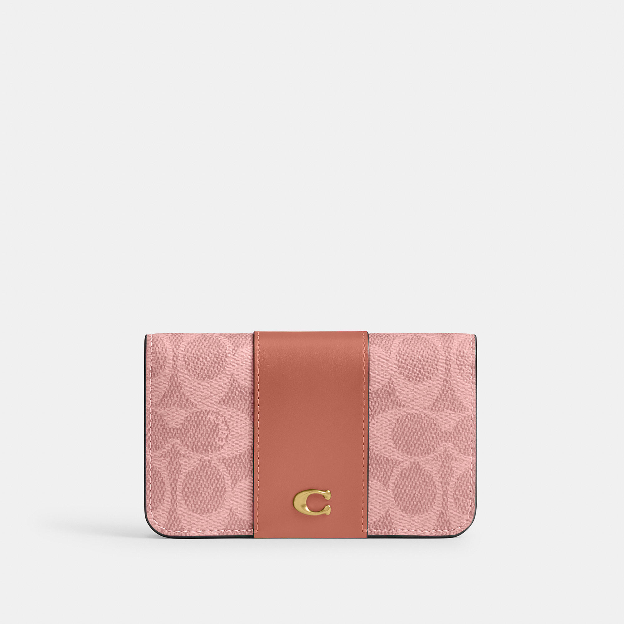 Essential Slim Card Case In Signature Canvas