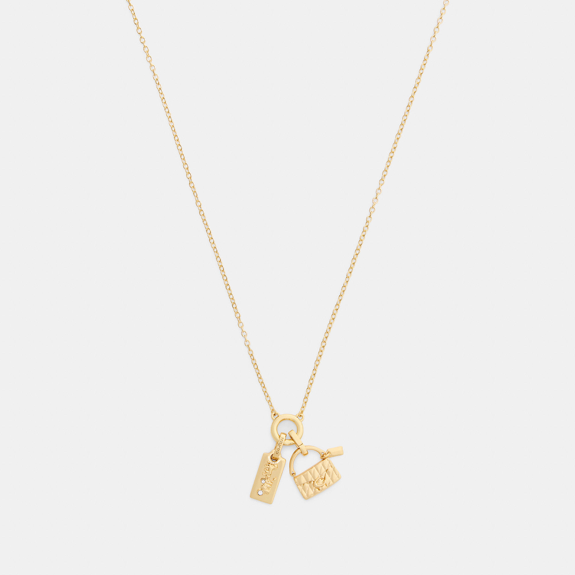 Handbag Charm Pendant Necklace