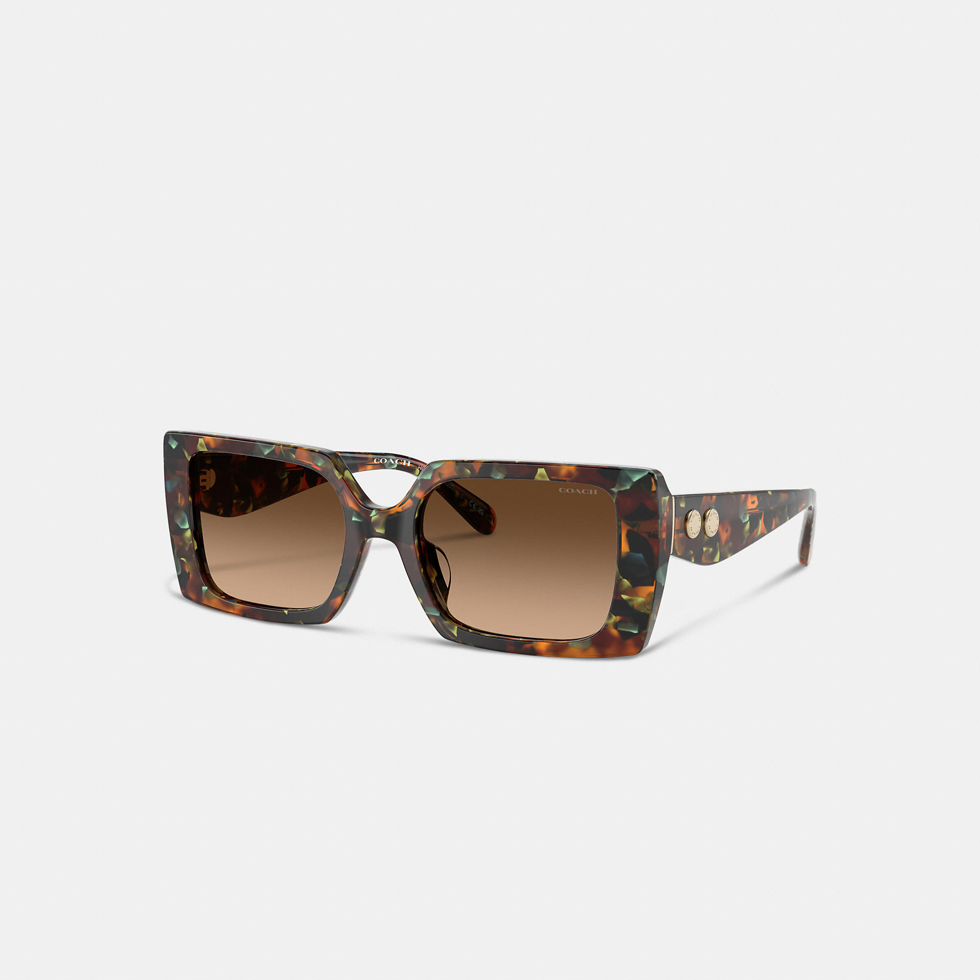 Rivet Oversized Square Sunglasses by COACH