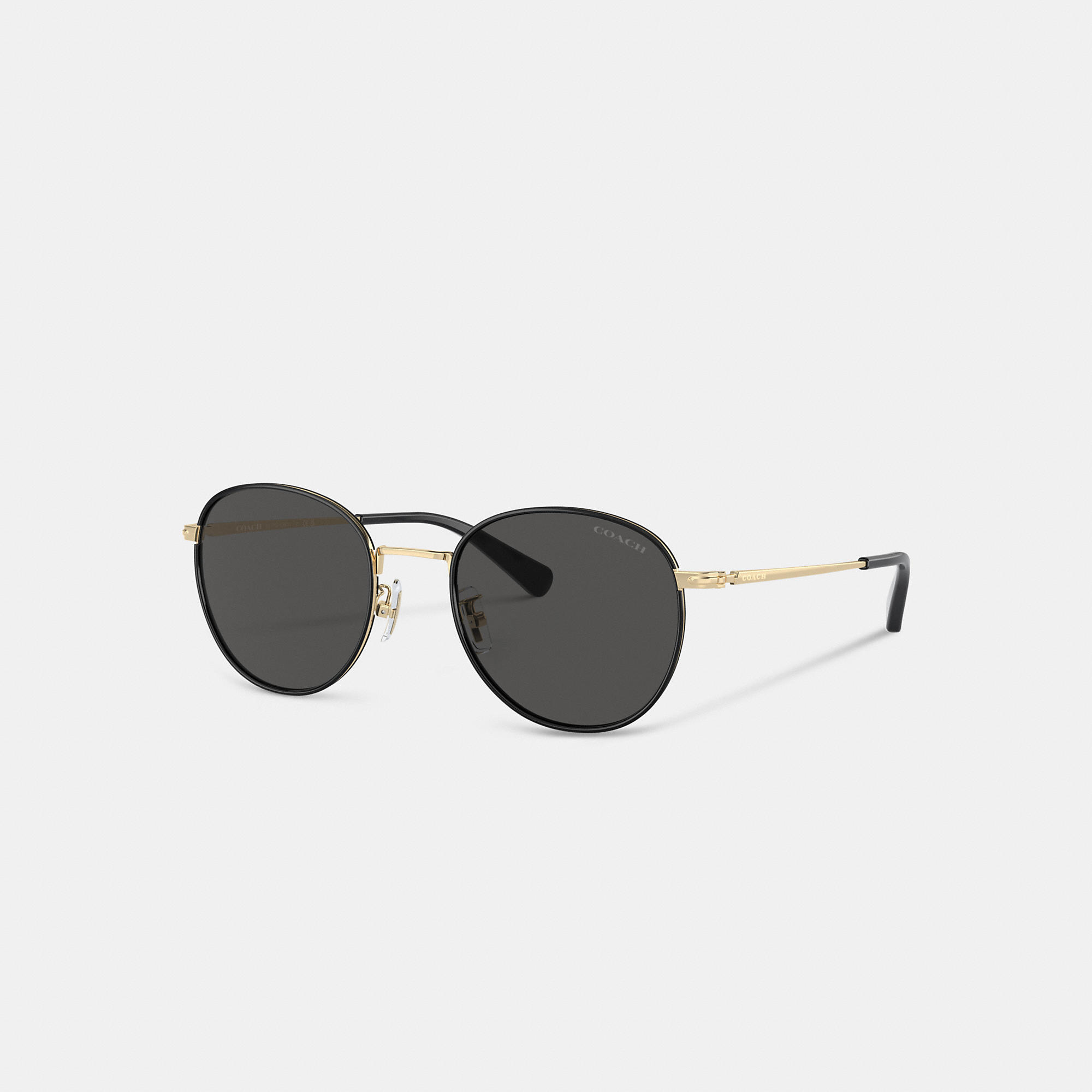 Metal Windsor Round Sunglasses by COACH