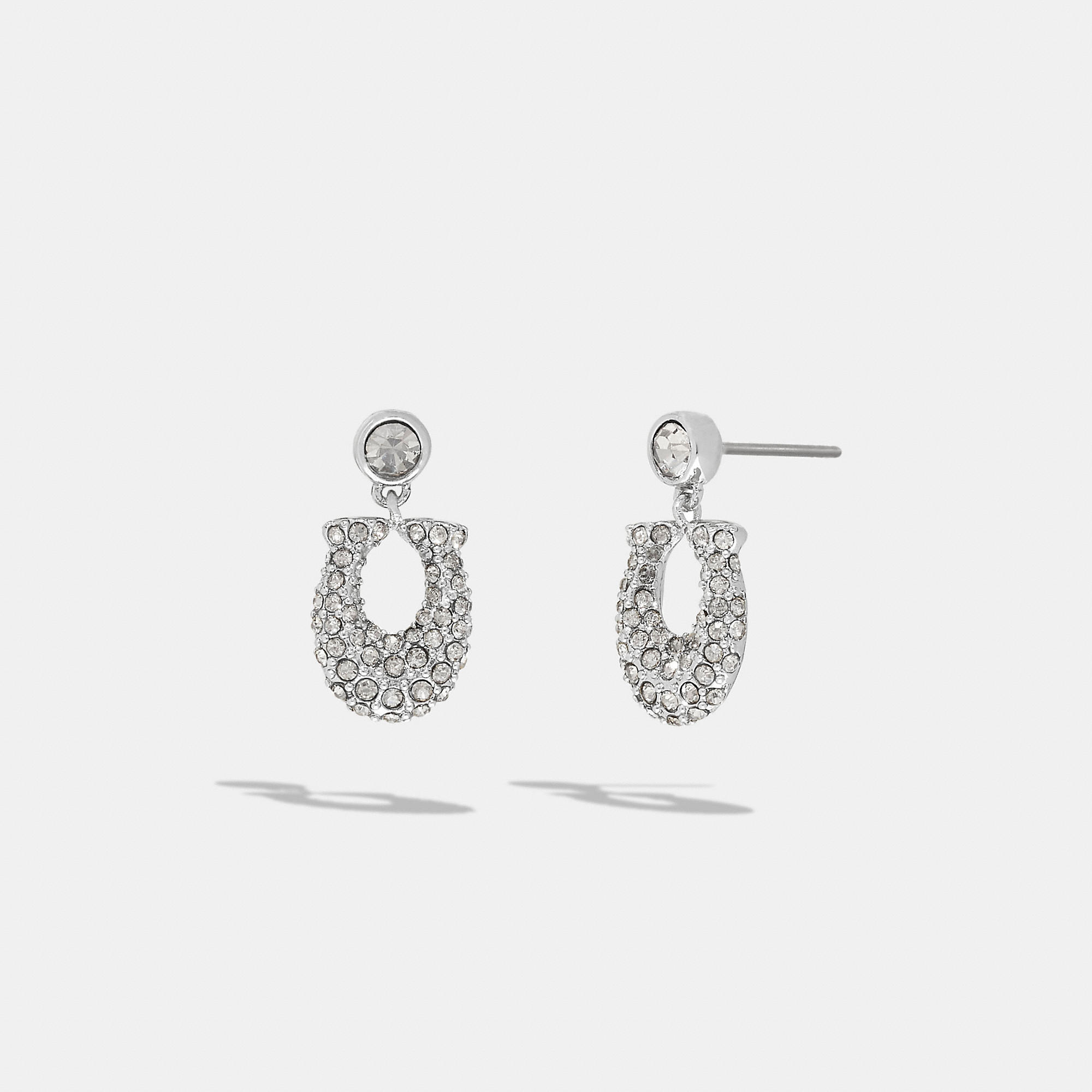 Signature Pavé Earrings by COACH