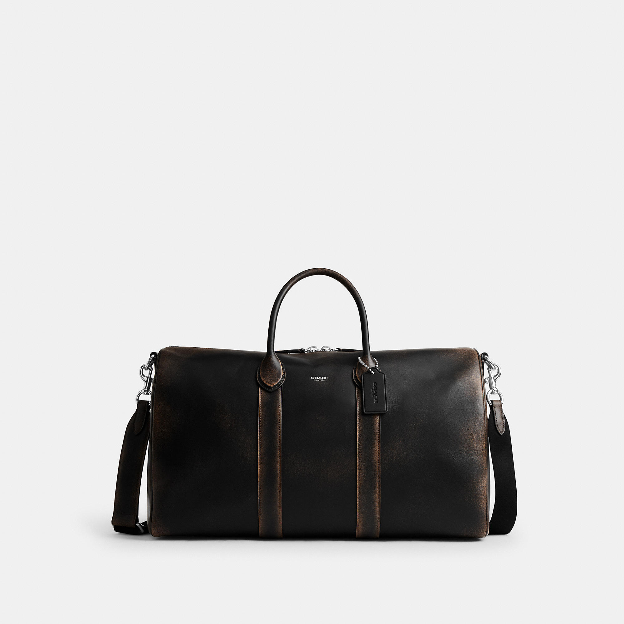 Compass Bag 45 In Loved Leather by COACH