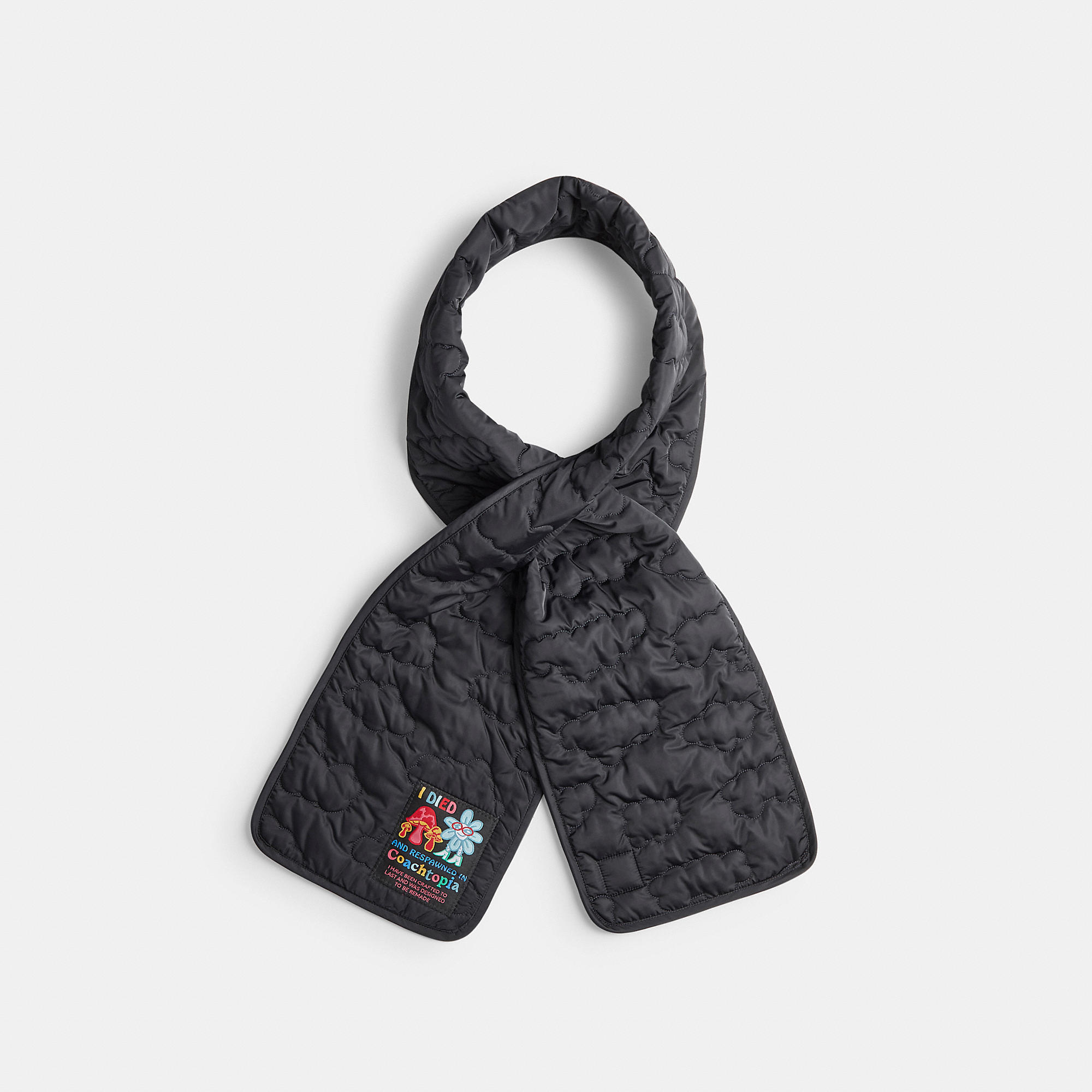 Loop Scarf With Cloud Quilting by Coachtopia