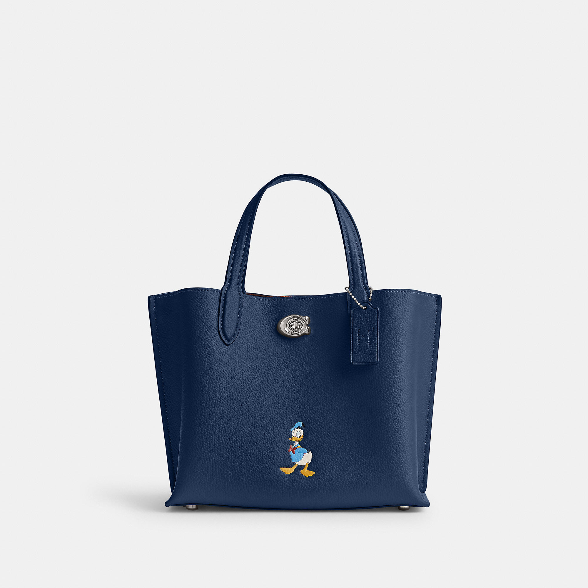 Disney X Coach Willow Tote Bag 24 With Donald Duck