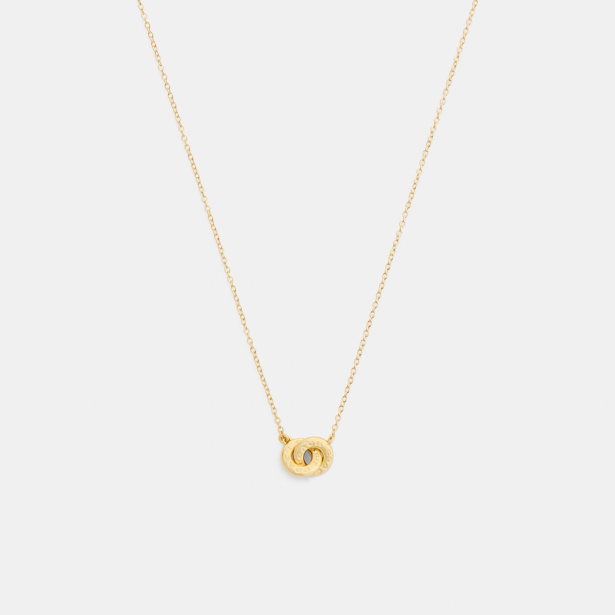 Interlock Pendant Necklace