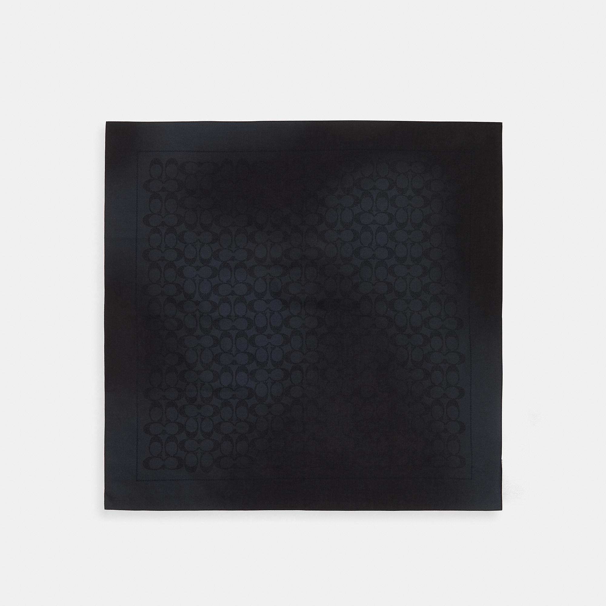 Textured Signature Print Bandana