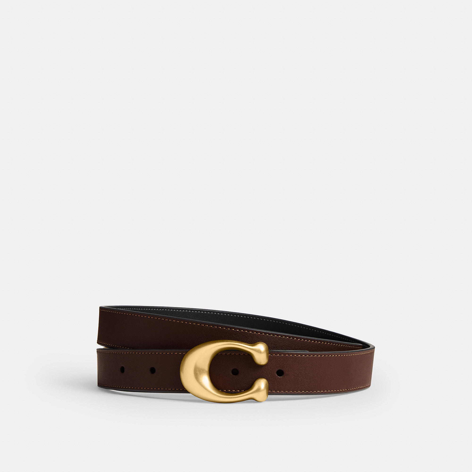 Sculpted C Buckle Reversible Belt, 25mm