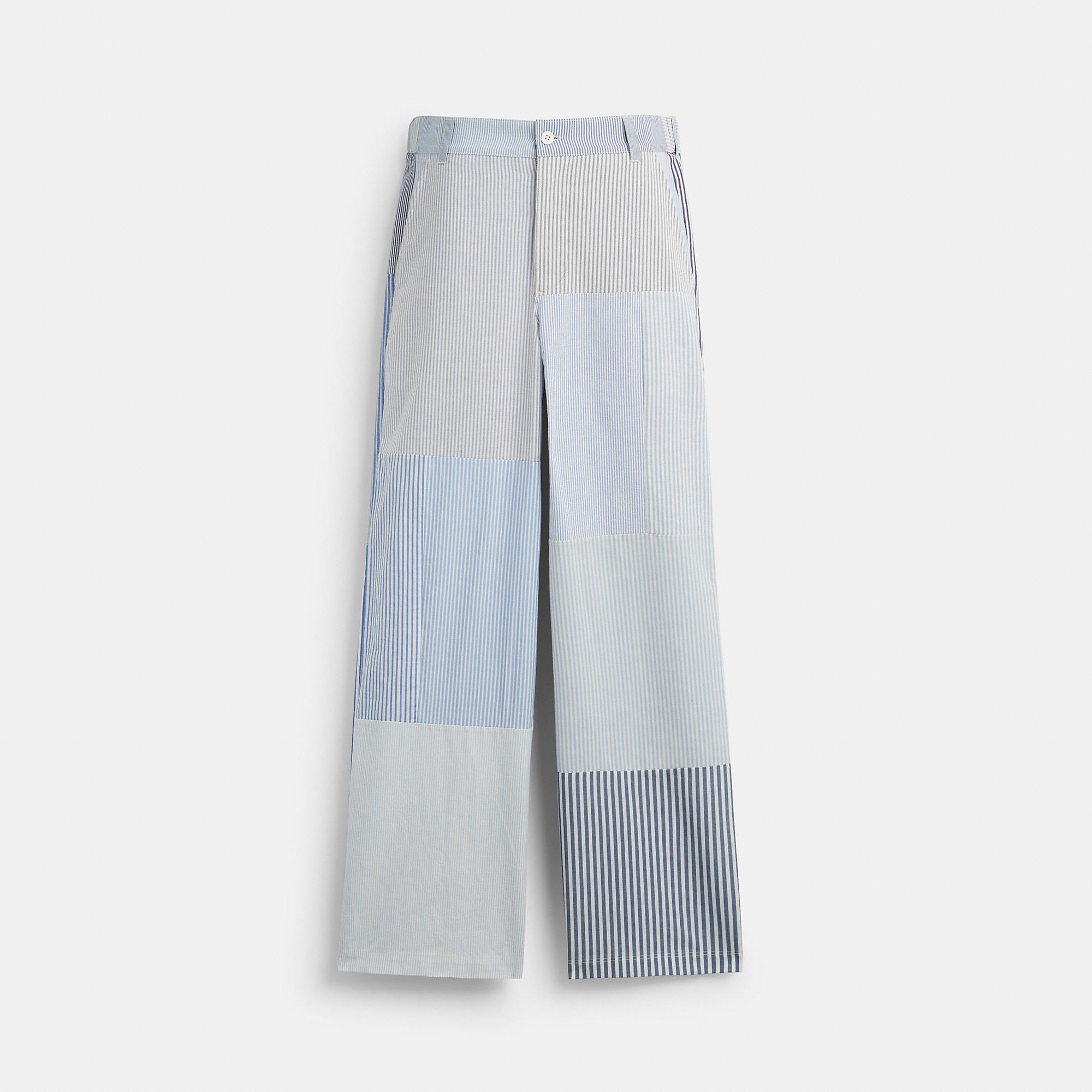 Patchwork Striped Pants by Coachtopia