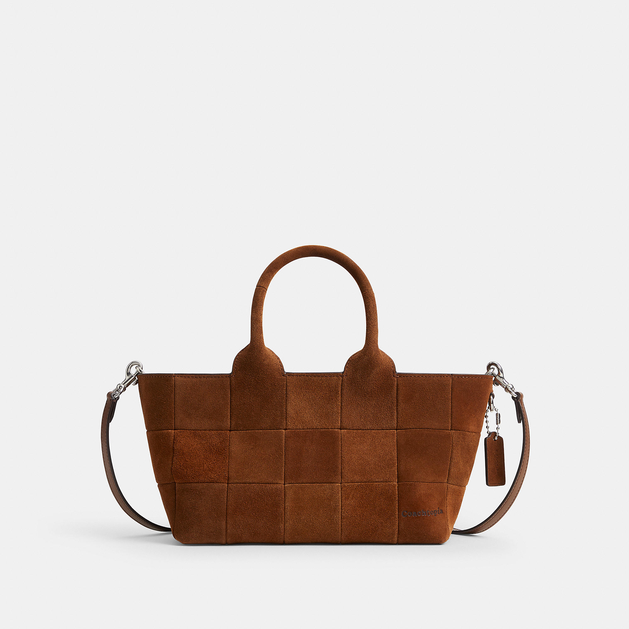Alter/Ego Small Tote Bag In Upcrafted Suede