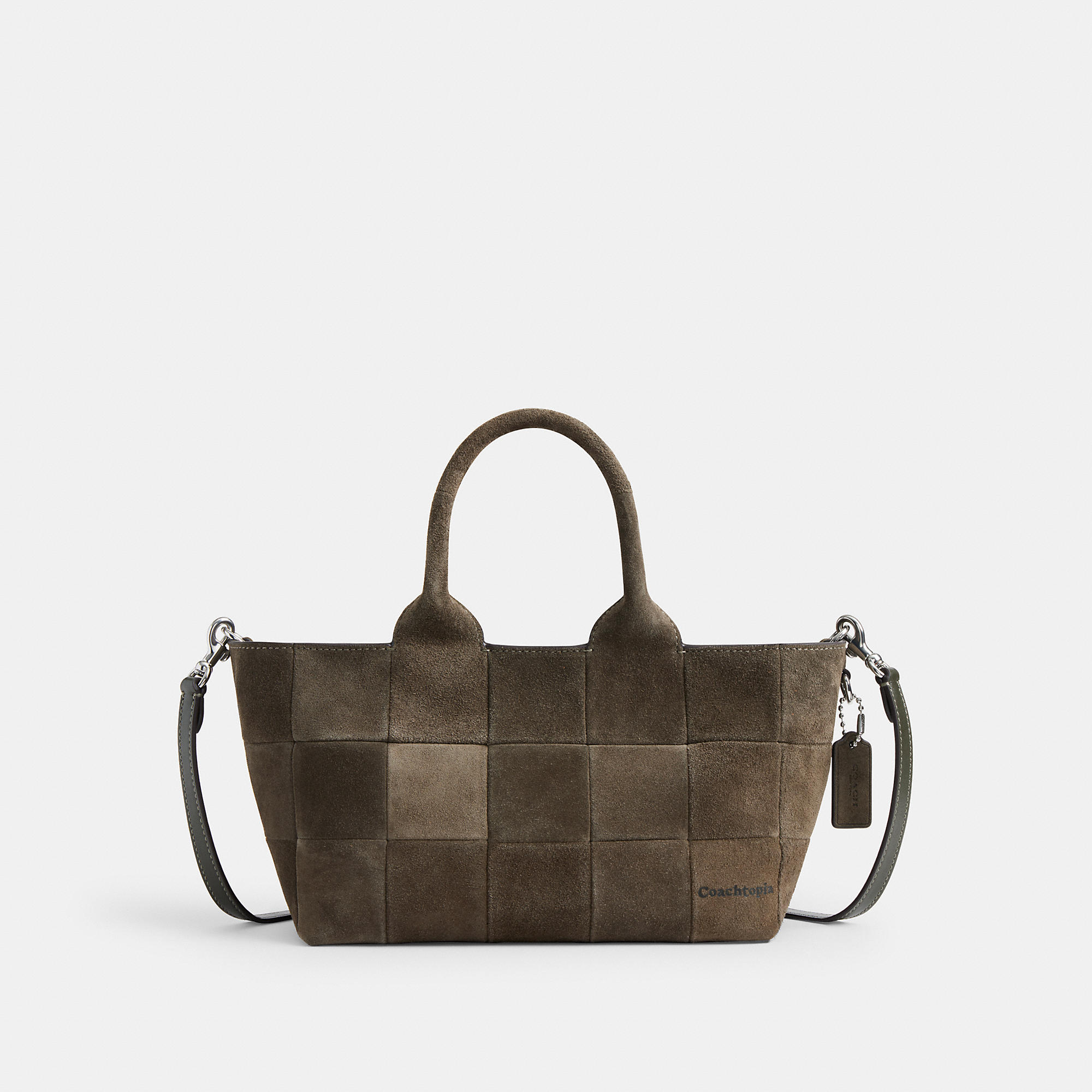 Alter/Ego Small Tote Bag In Upcrafted Suede