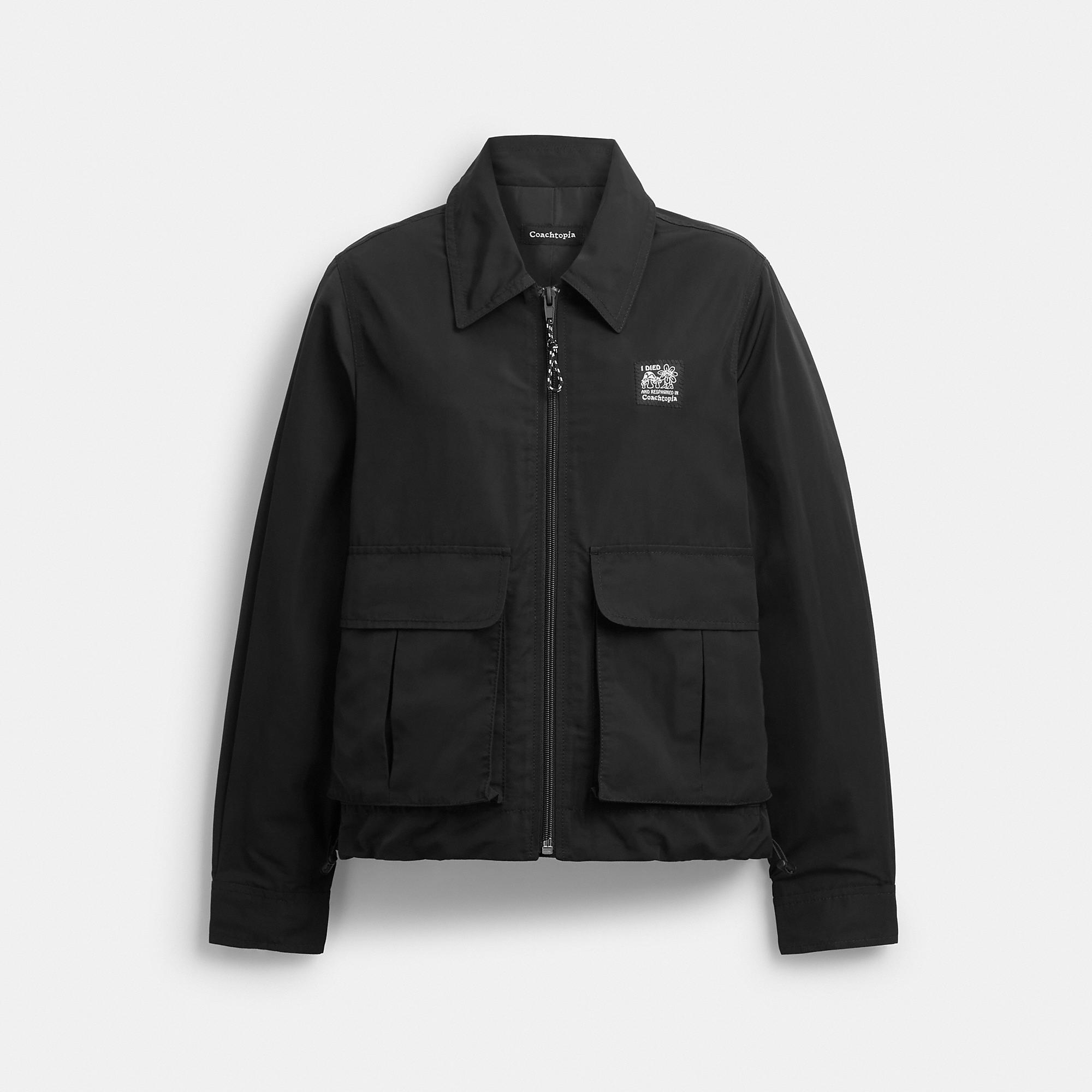 Loop Cargo Cropped Jacket