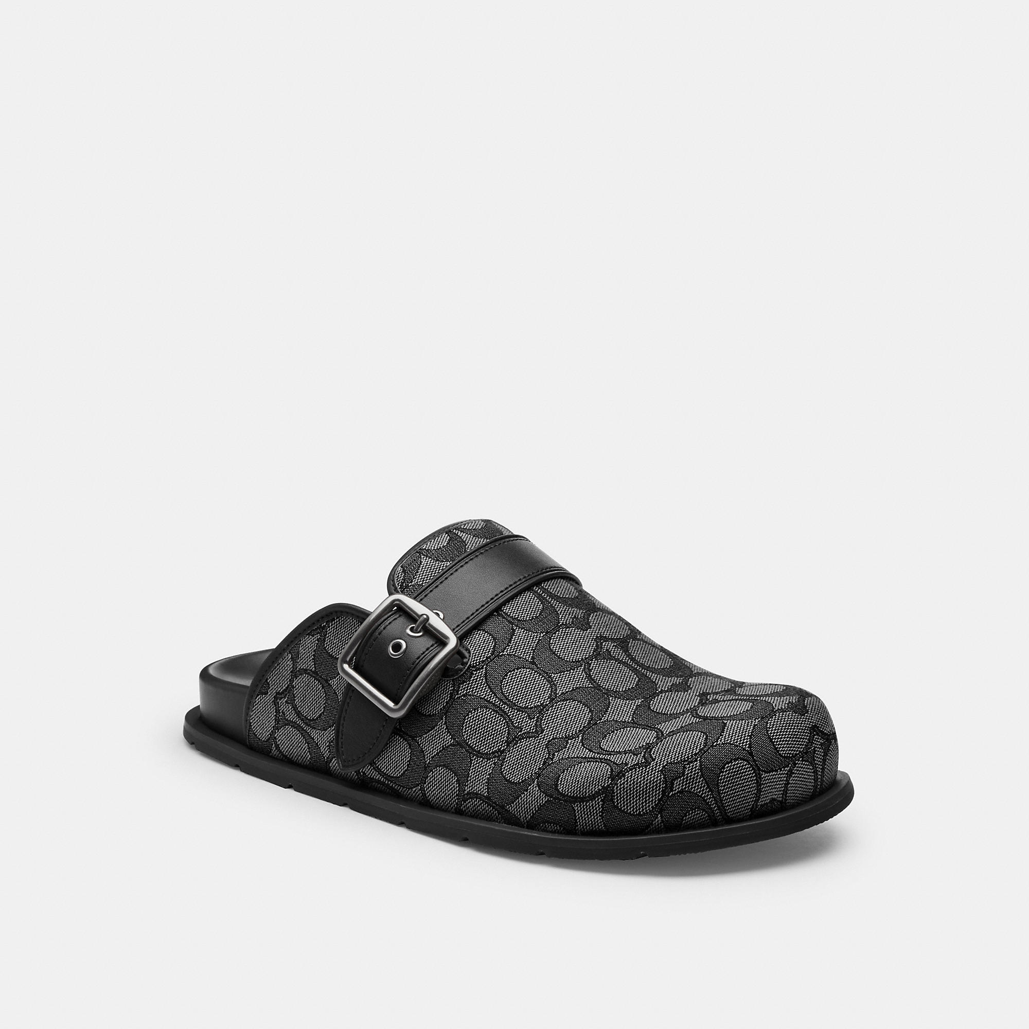 Buckle Clog In Signature Jacquard by COACH