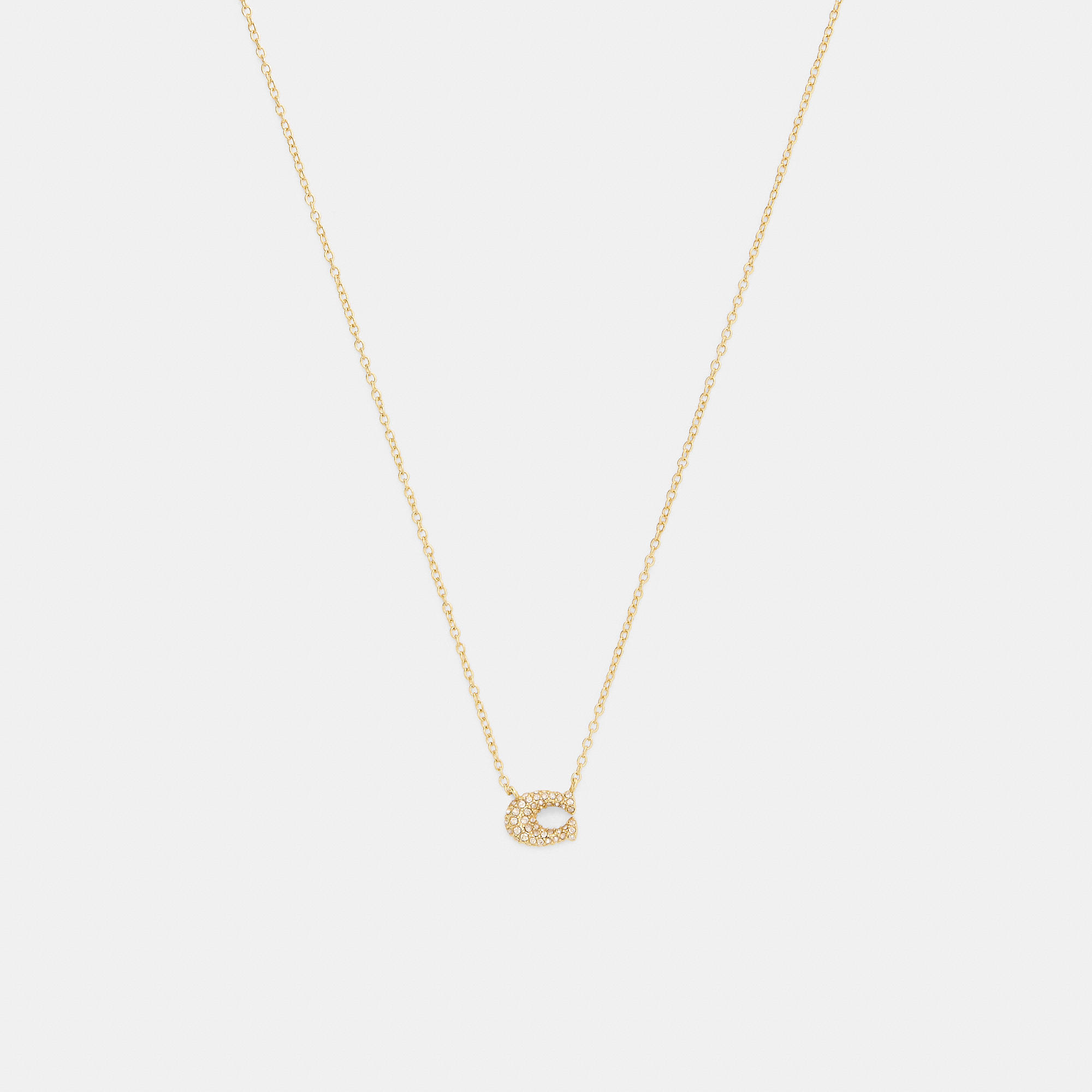 Pavé C Necklace