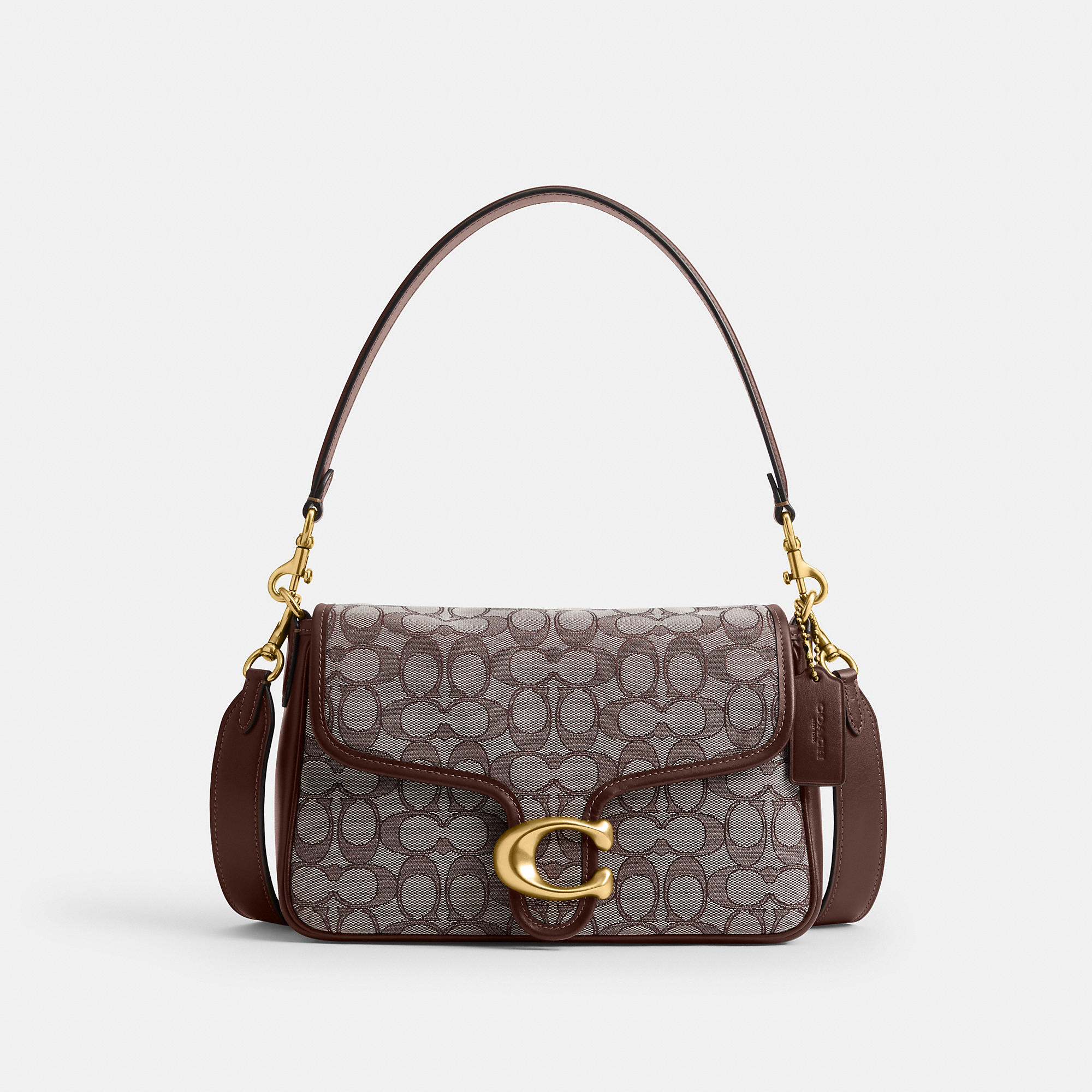 Soft Tabby Shoulder Bag In Signature Jacquard