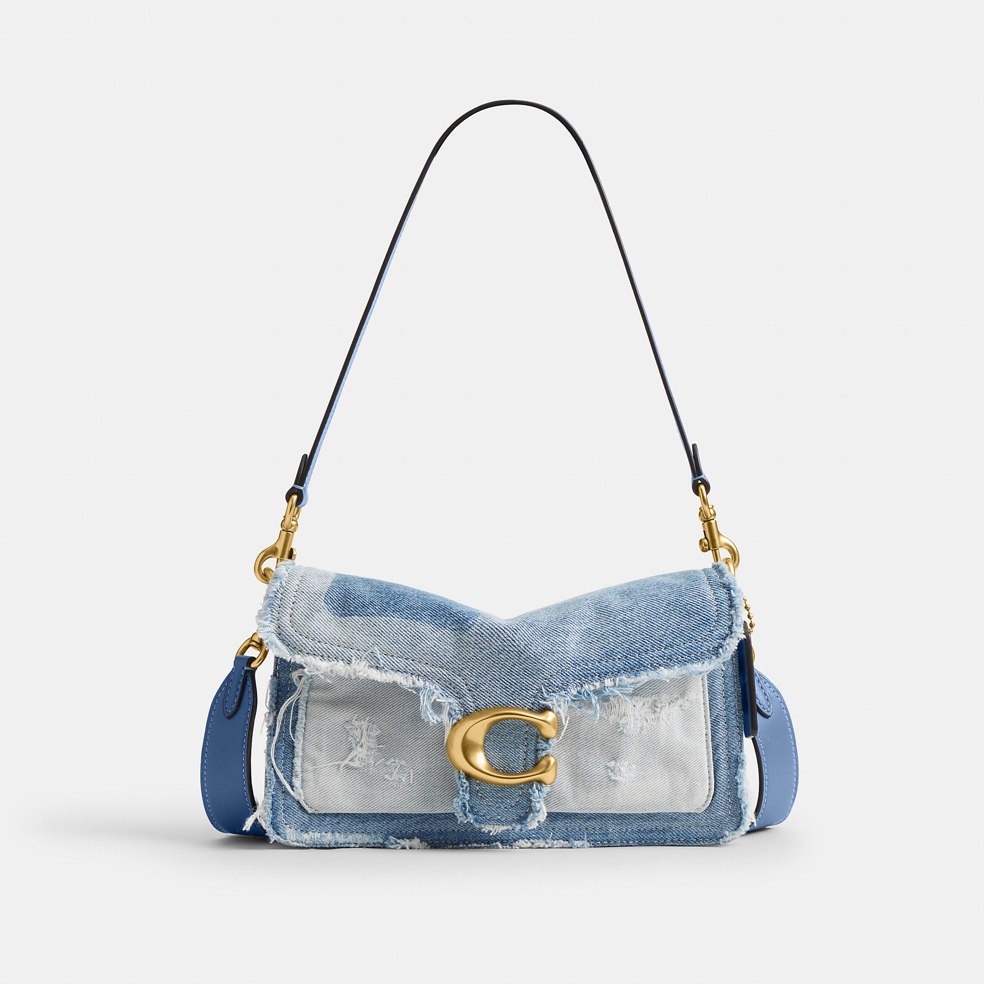 Tabby Shoulder Bag 26 With Repurposed Denim Patchwork by COACH