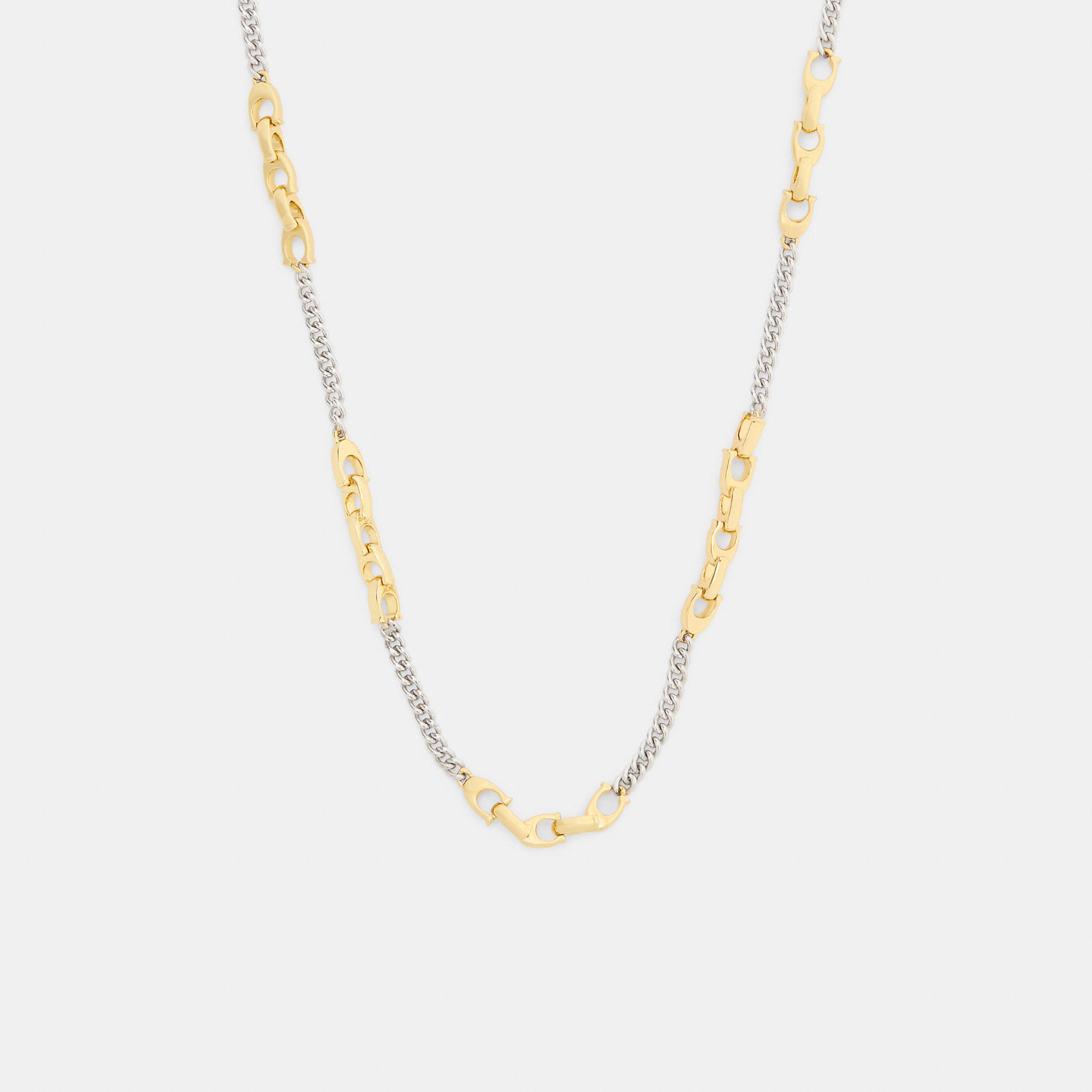 Linked C Necklace