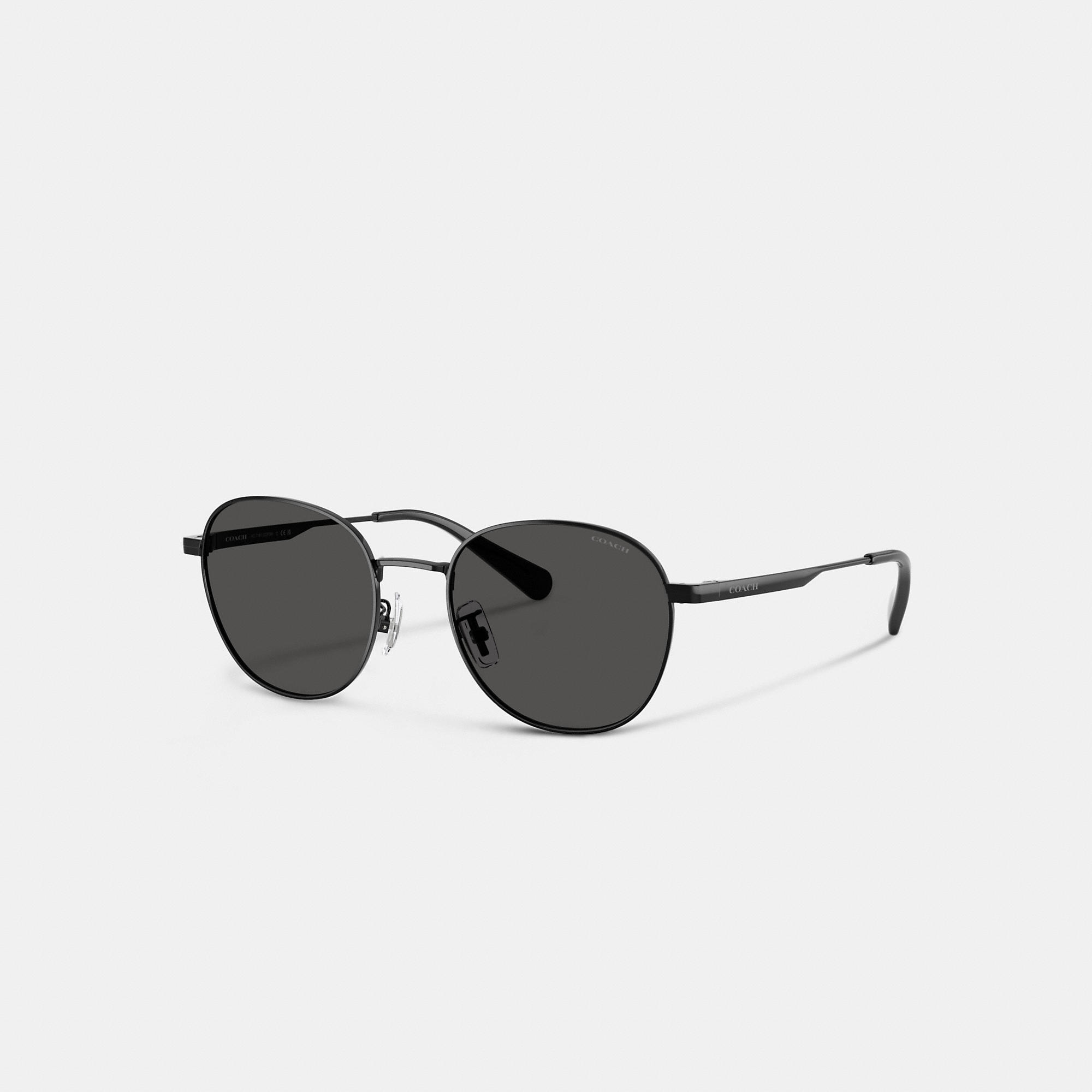 Metal Hangtag Round Sunglasses