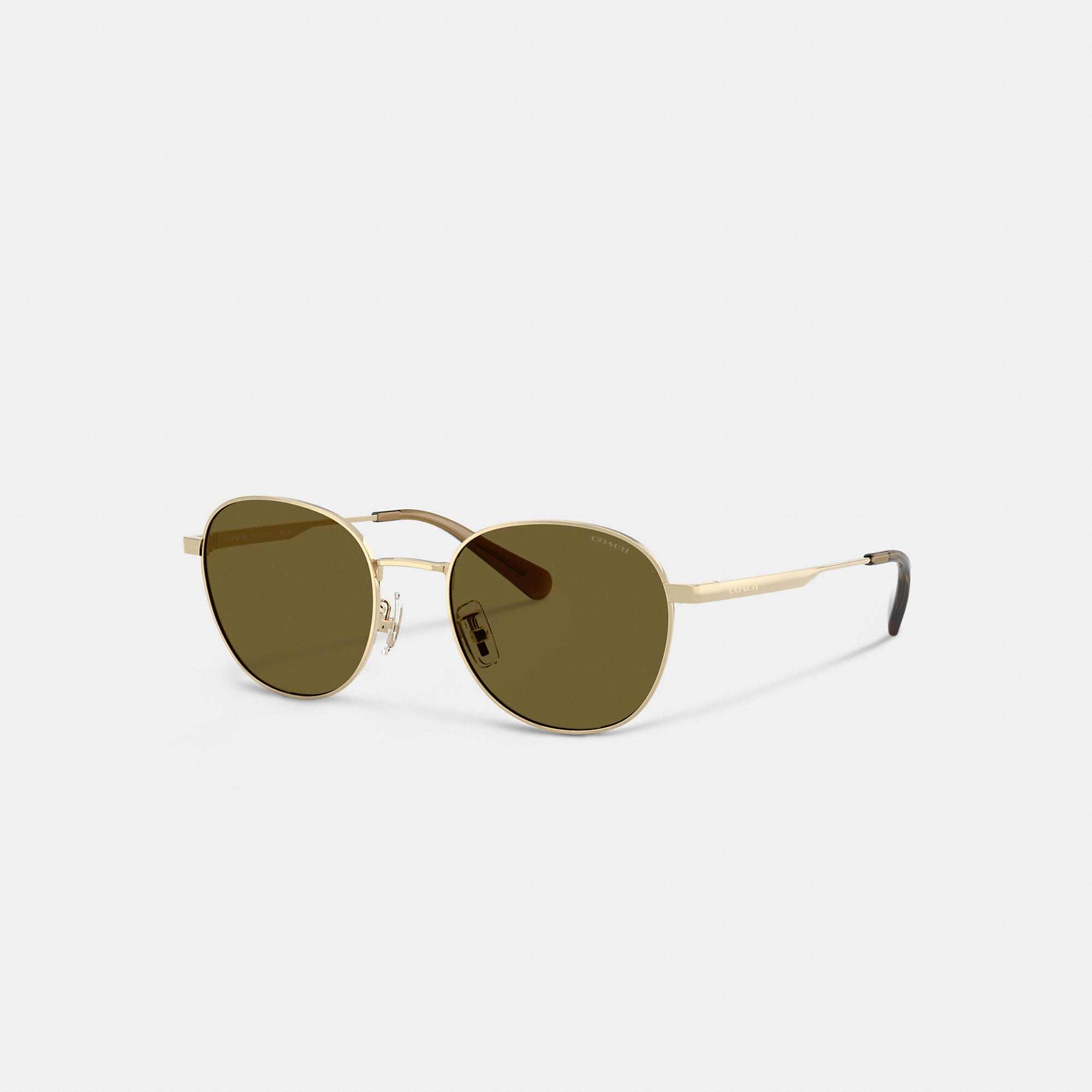 Metal Hangtag Round Sunglasses