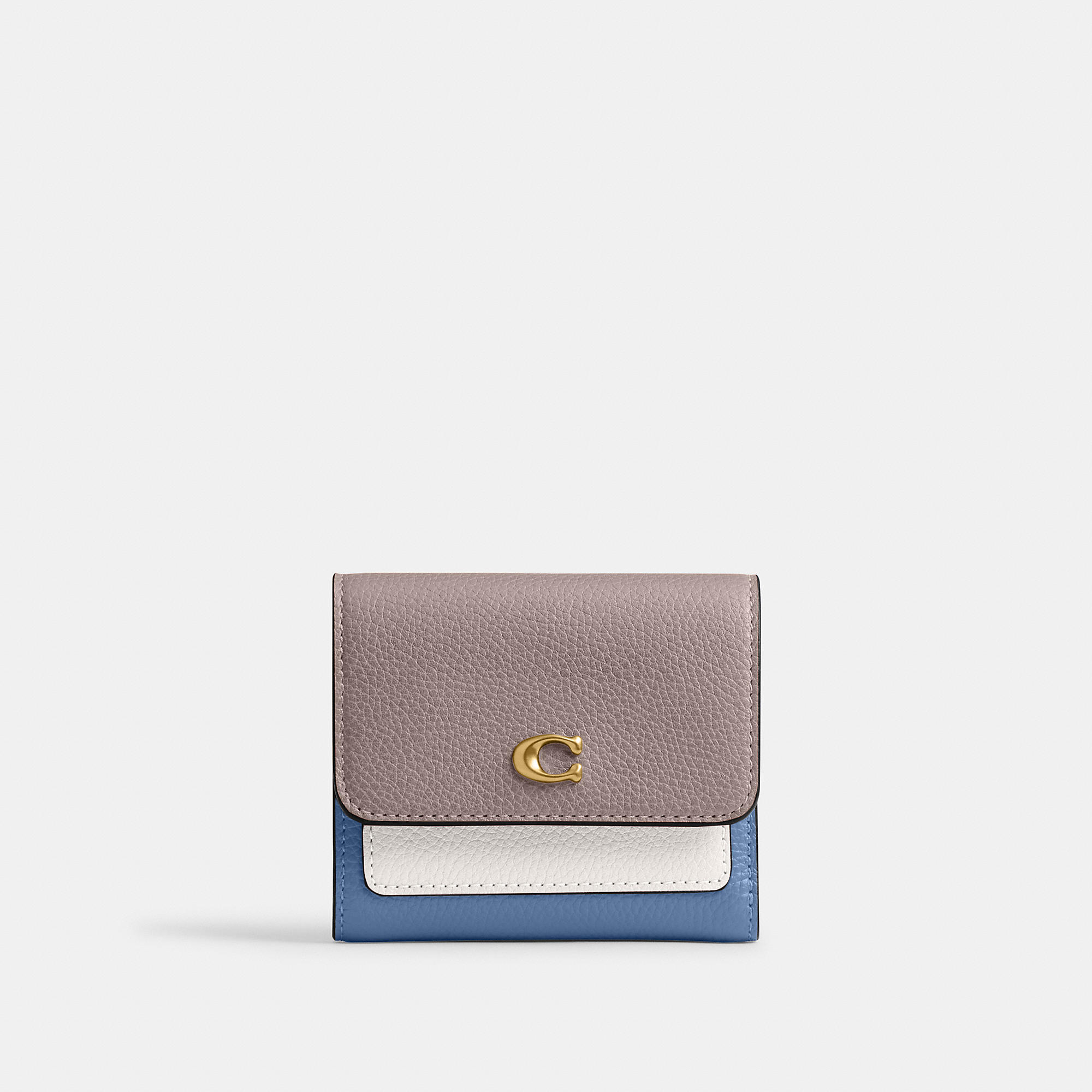 Mila Small Flap Wallet In Colorblock