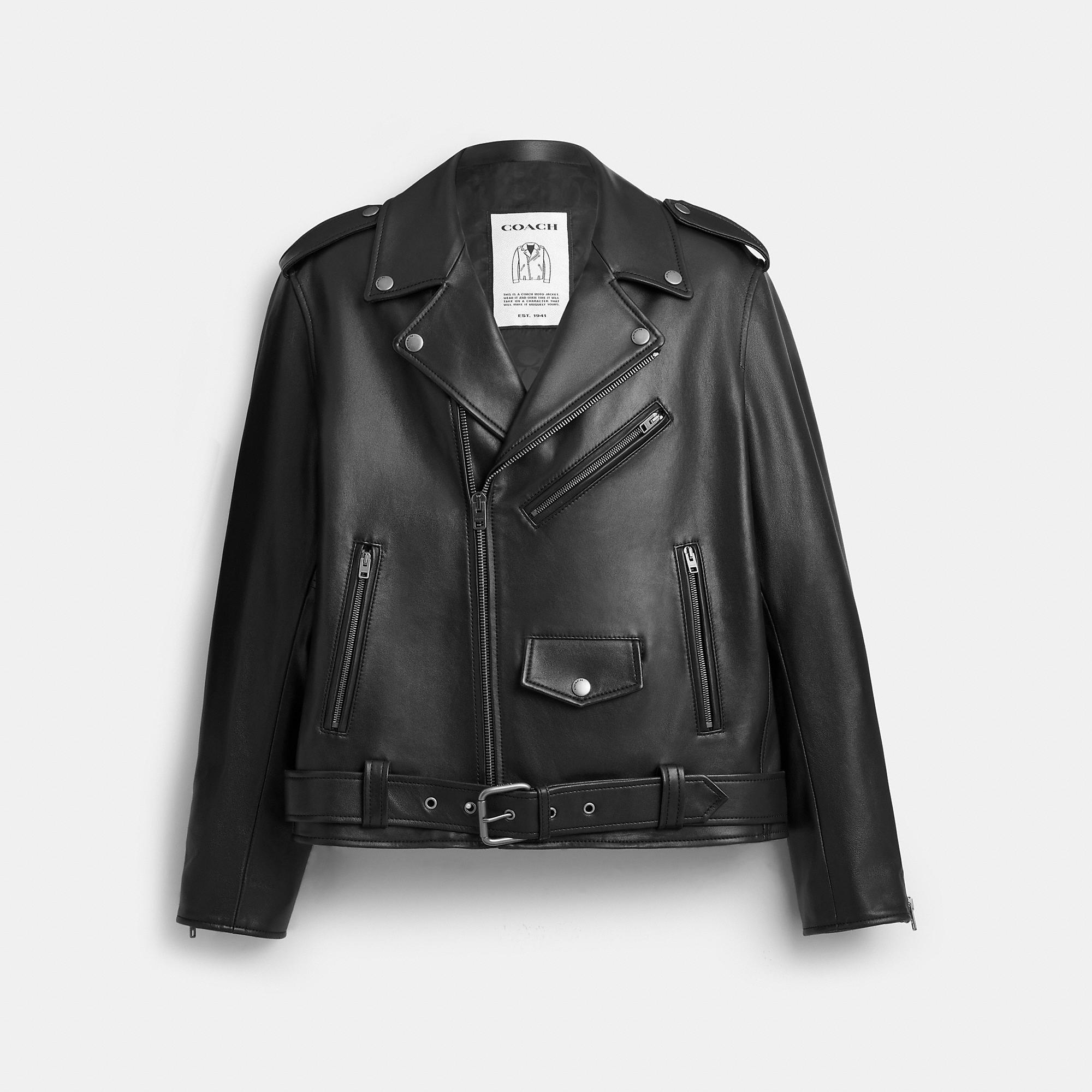 Lightweight Moto Jacket by COACH