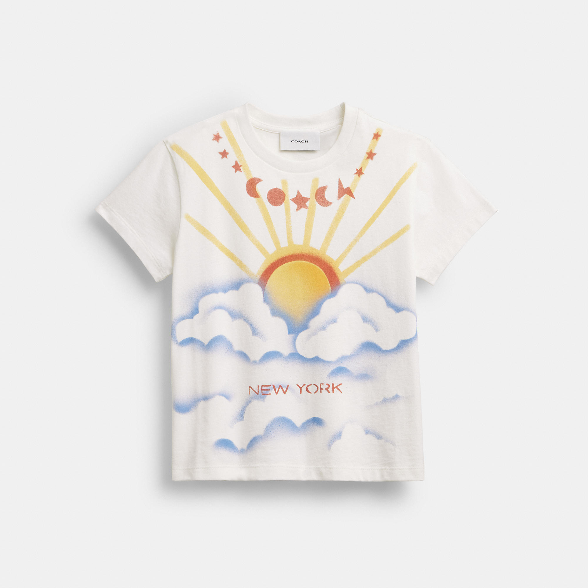 Airbrush 90's Fit T-Shirt In Organic Cotton by COACH