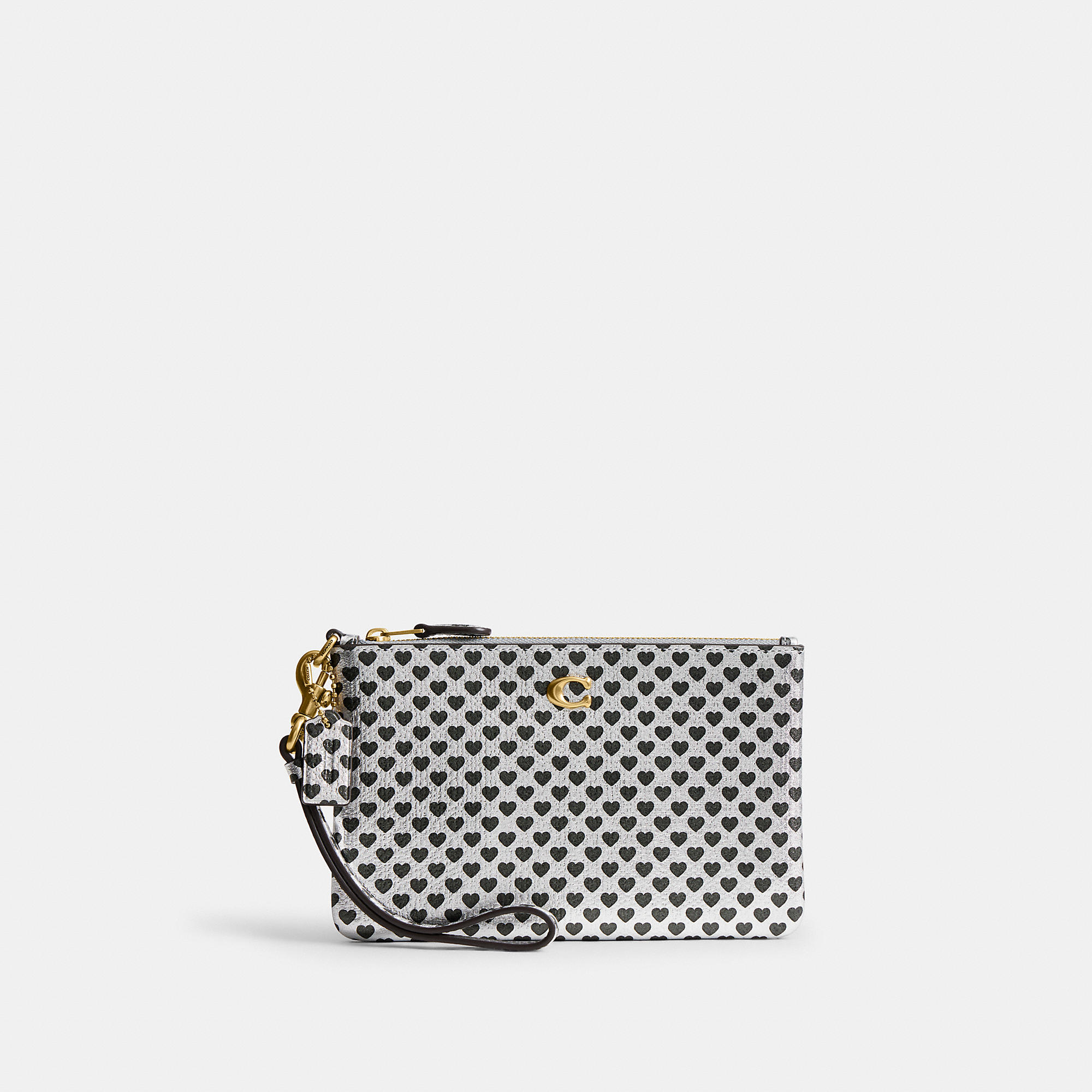 Essential Small Wristlet With Heart Print by COACH