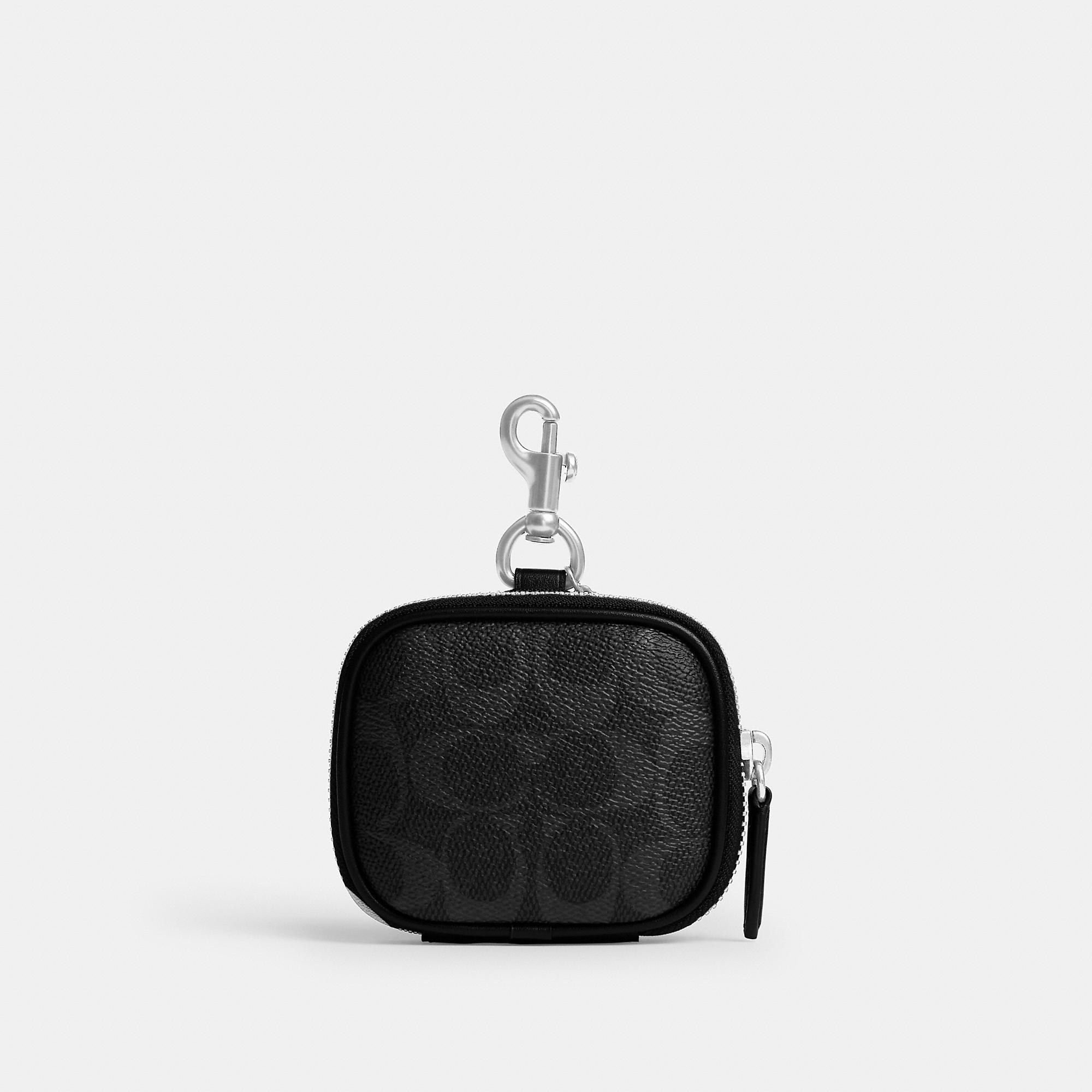 Clip On Pouch In Signature Canvas by COACH
