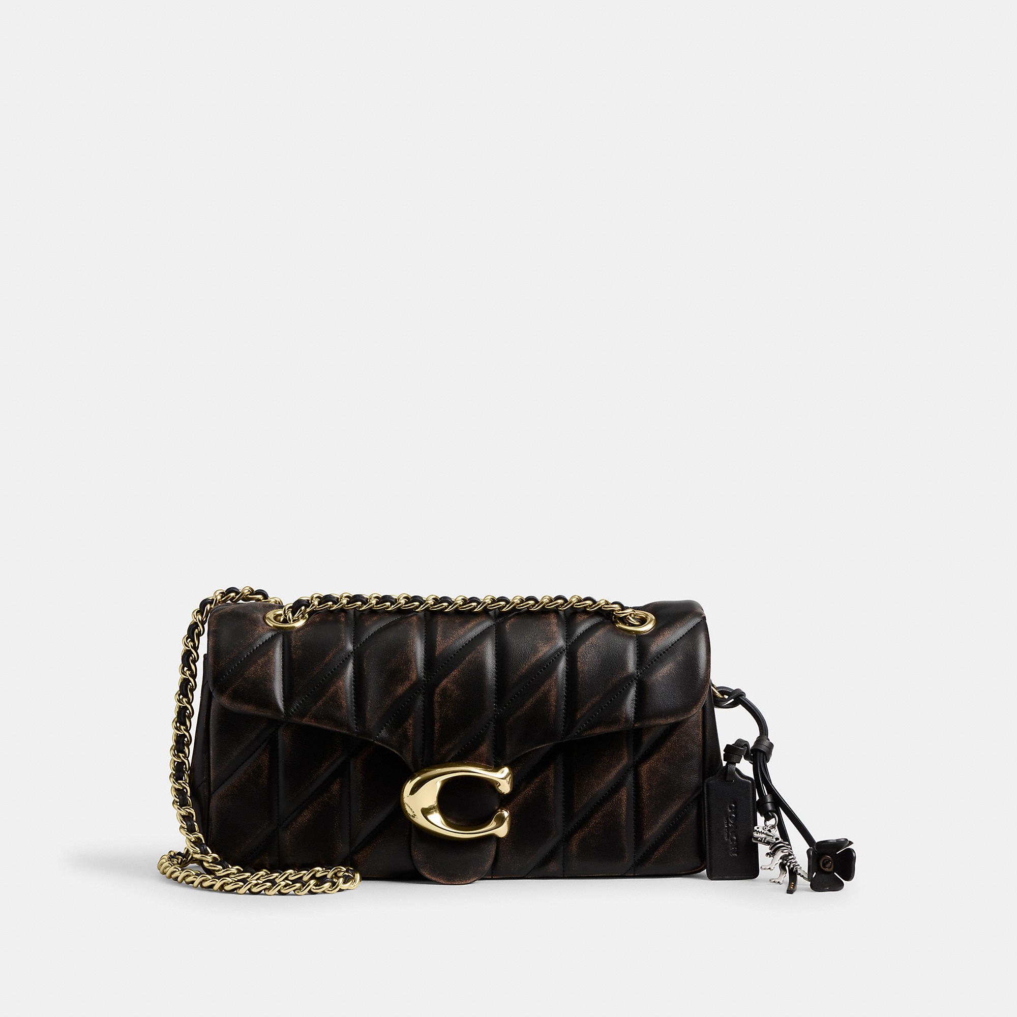Tabby Shoulder Bag 26 In Loved Leather With Quilting