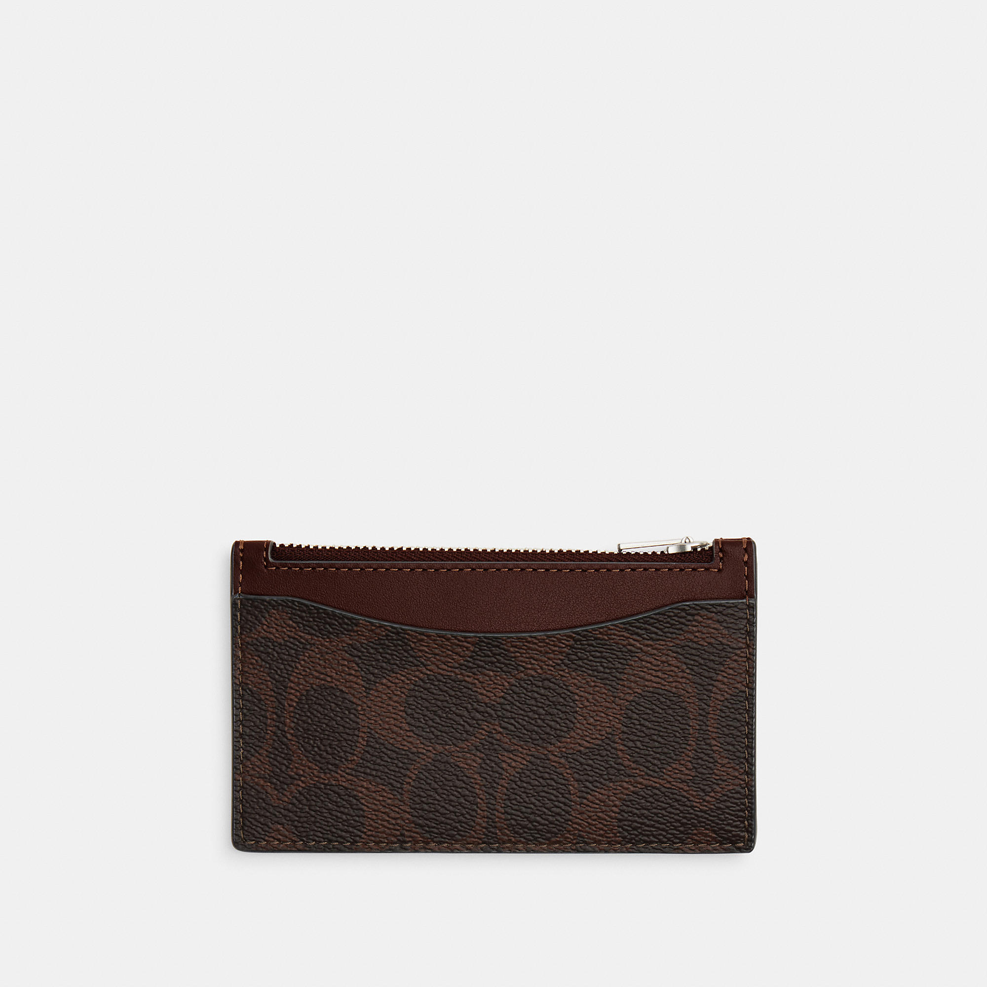 Zip Card Case In Signature Canvas