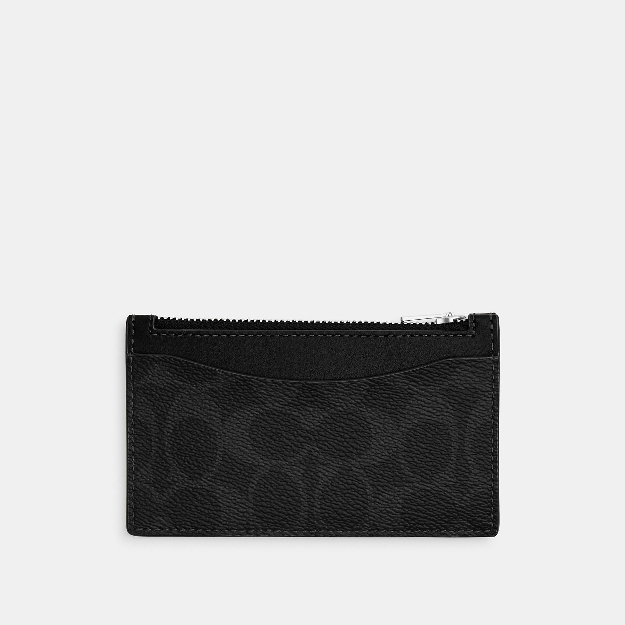 Zip Card Case In Signature Canvas