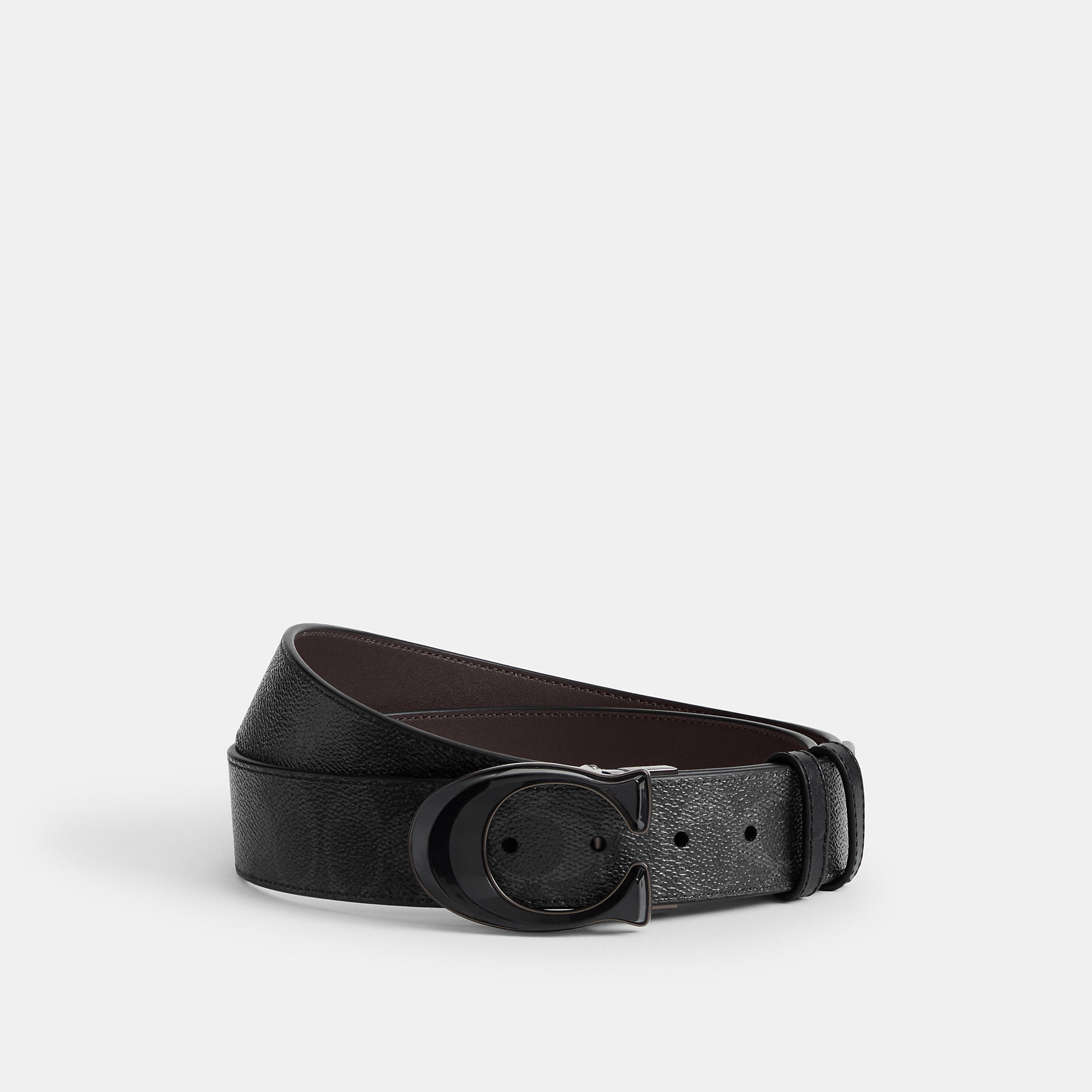 Signature Buckle Cut-To-Size Reversible Belt, 38mm