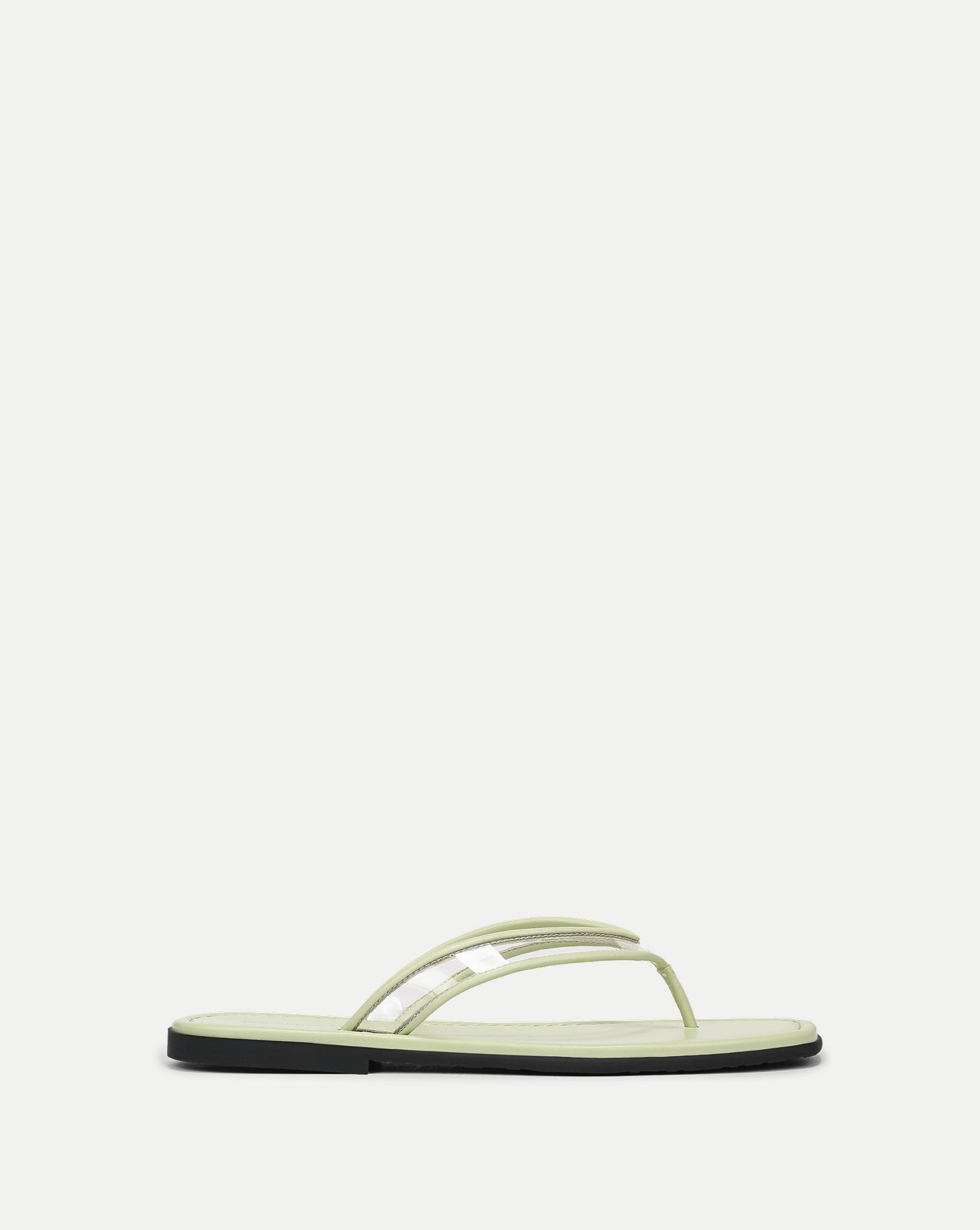 Clea Jelly Flip-Flop Sandal Clear Light Pistachio