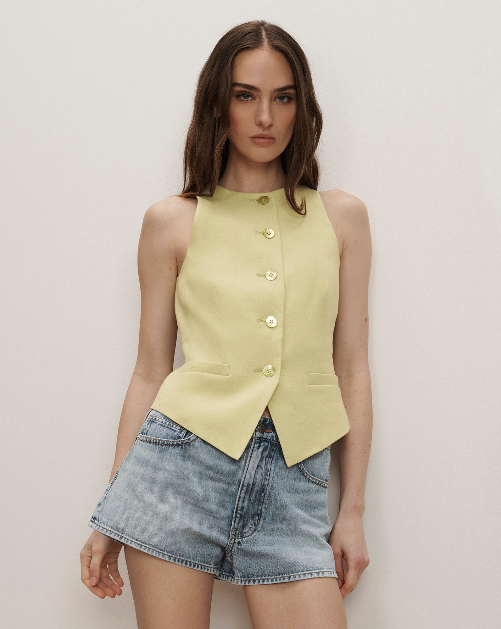 Hartwell Linen Vest