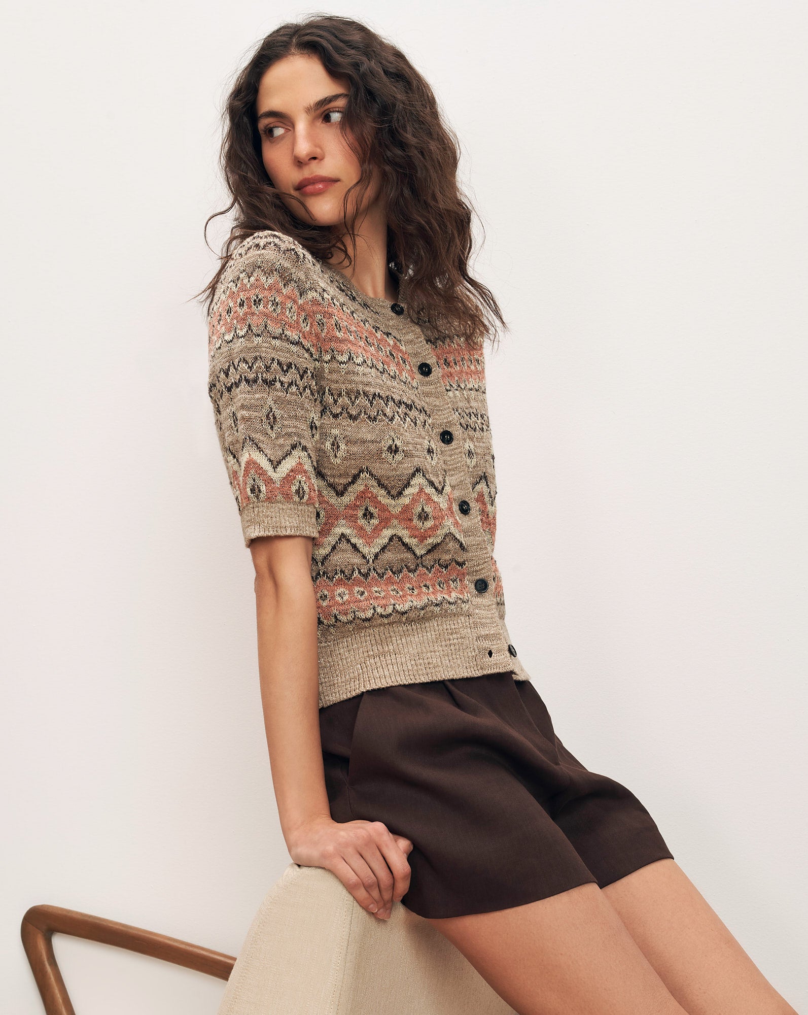 Shana Linen Cardigan