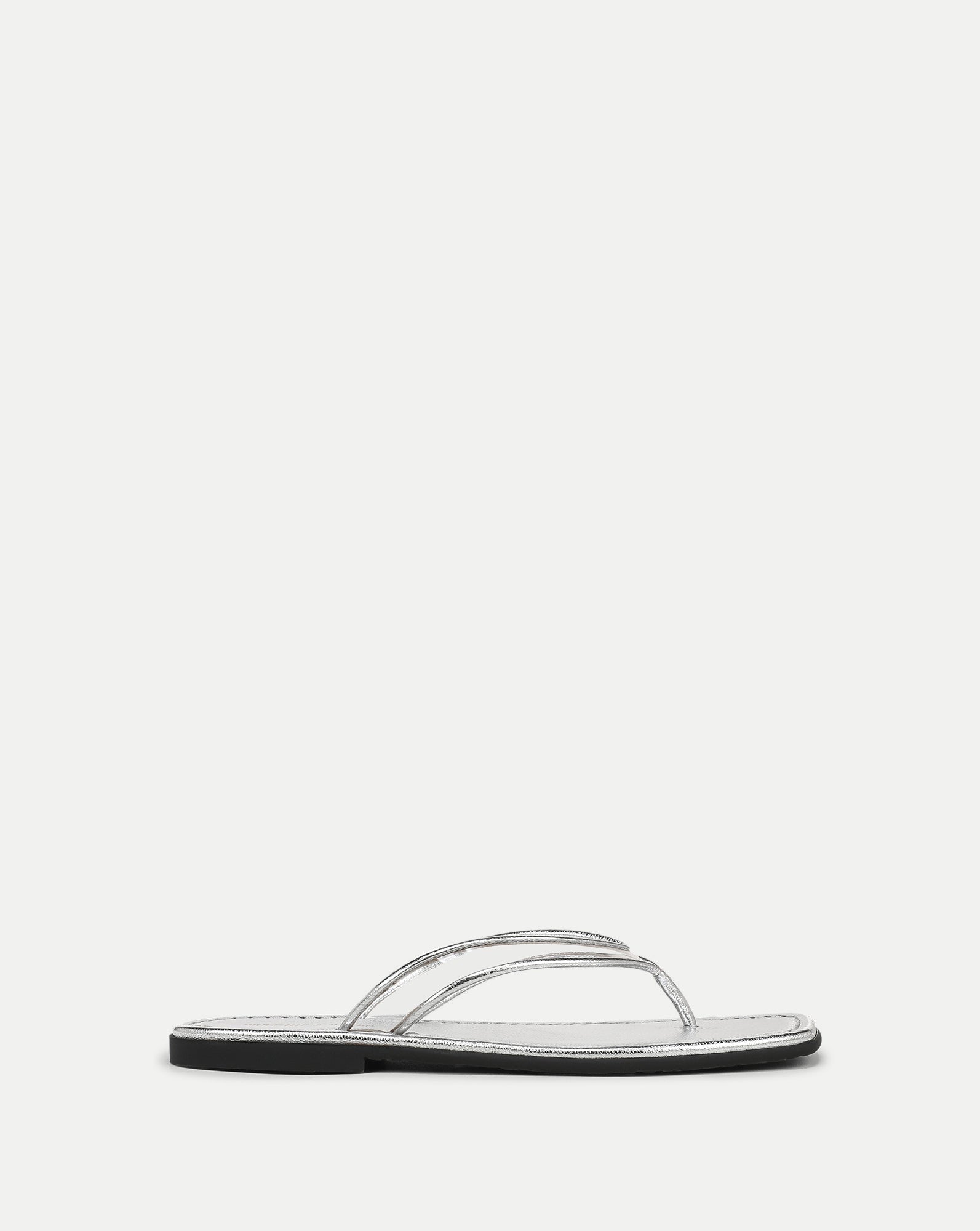 Clea Jelly Flip-Flop Sandal Silver Clear