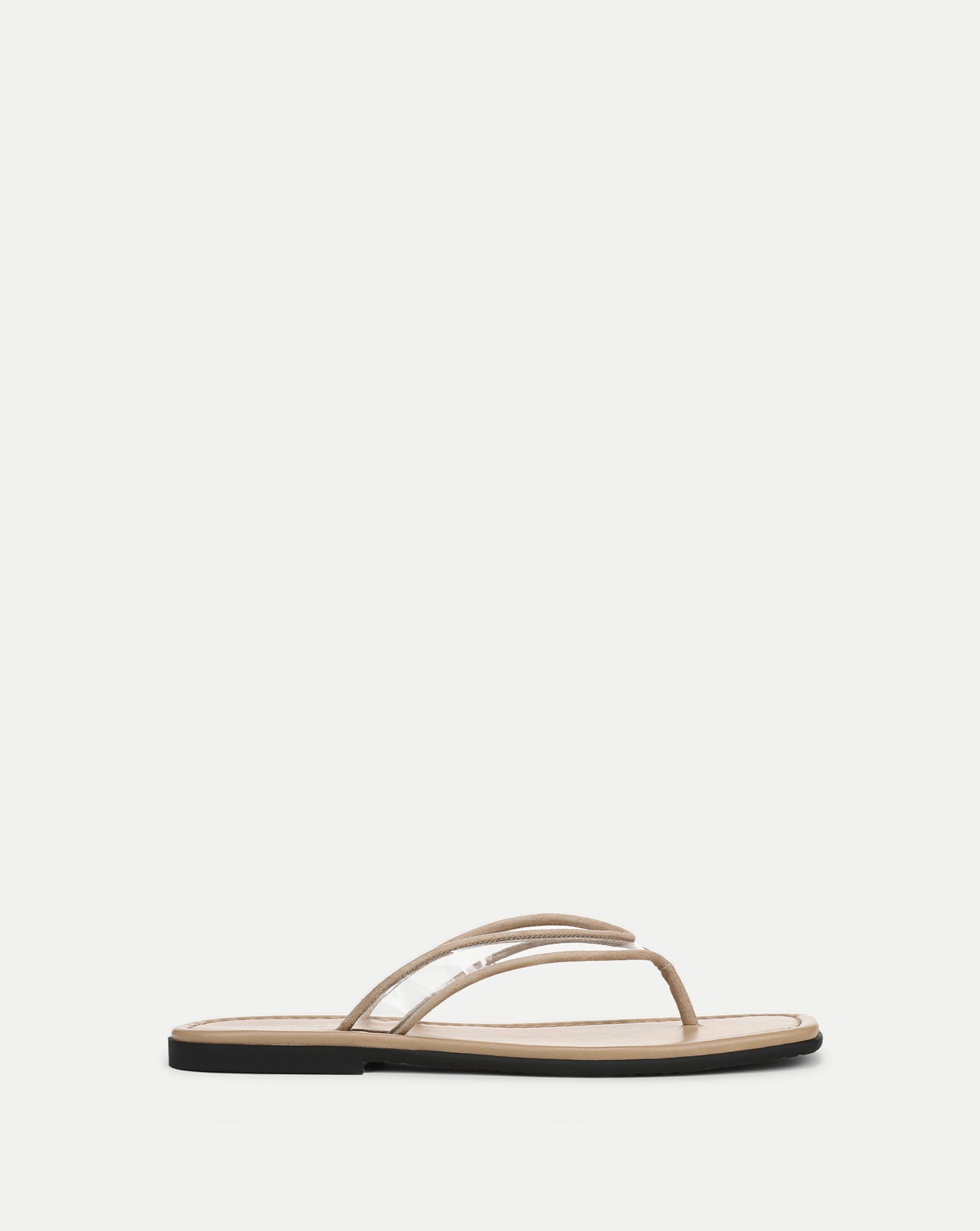 Clea Jelly Flip-Flop Sandal Sand Clear