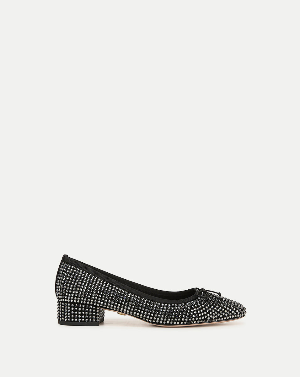 Cecile Rhinestone Ballet Pump by Veronica Beard