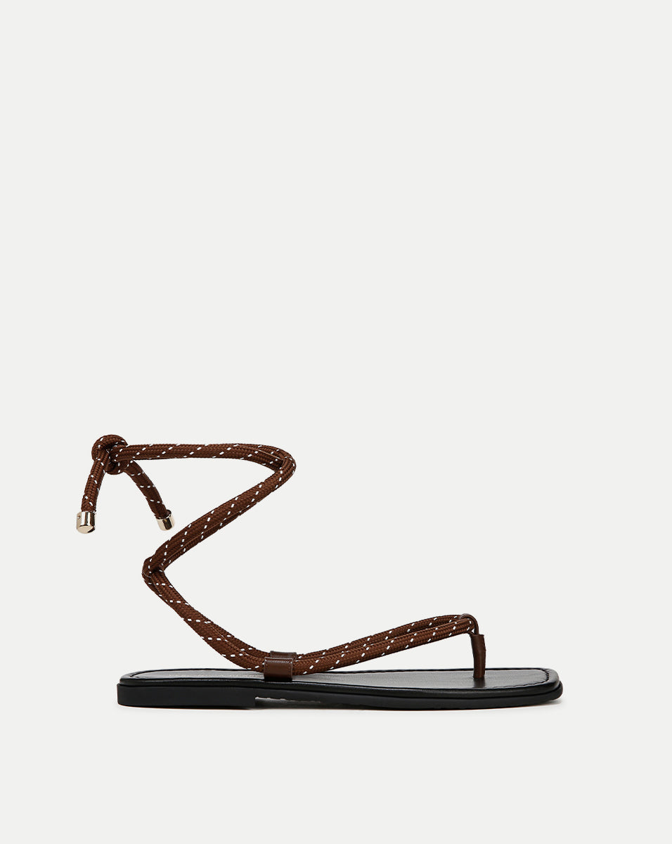 Carmina Wrap Sandal Cedar Coconut