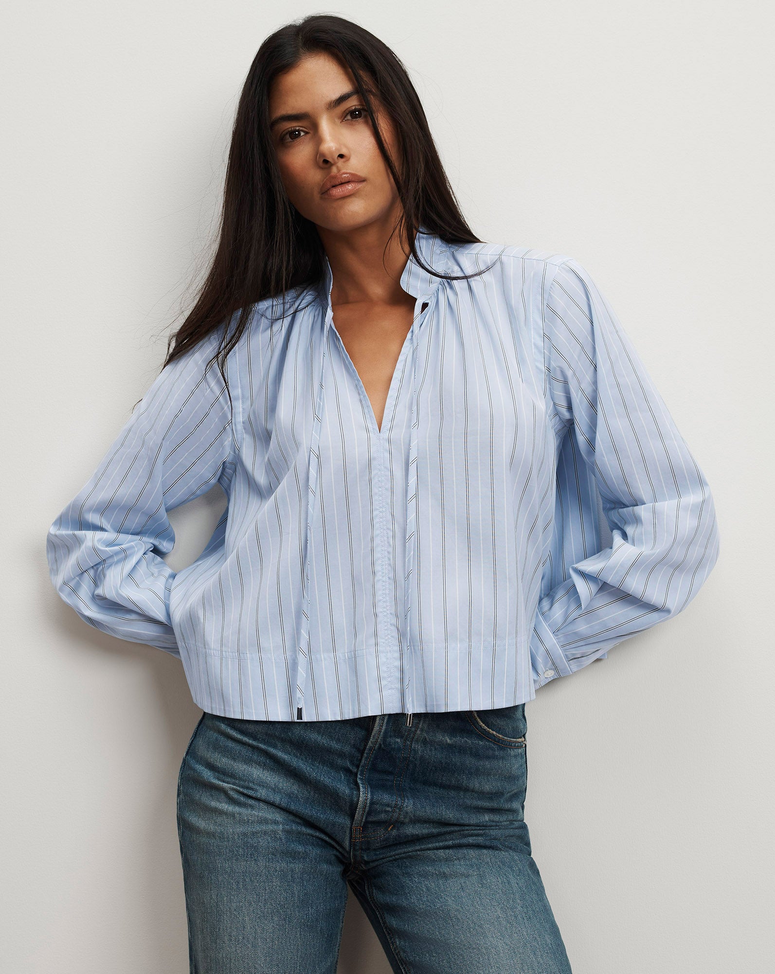 Kaits Striped Blouse by Veronica Beard