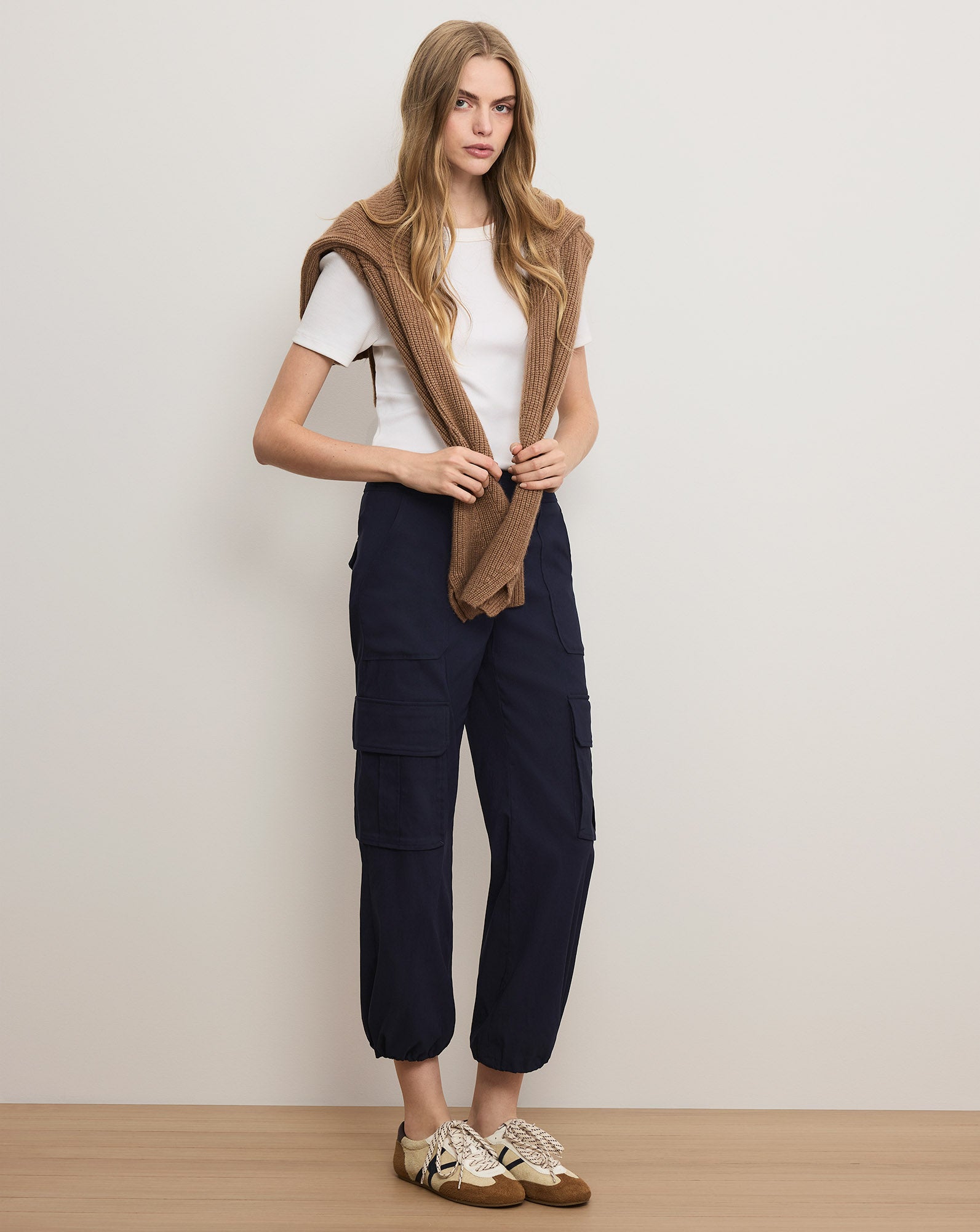 Dari Wide-Leg Cargo Pant by Veronica Beard