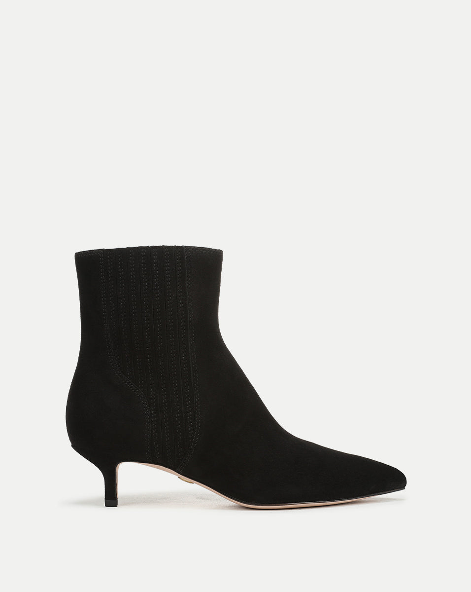Lisa Kitten-Heel Ankle Boot by Veronica Beard