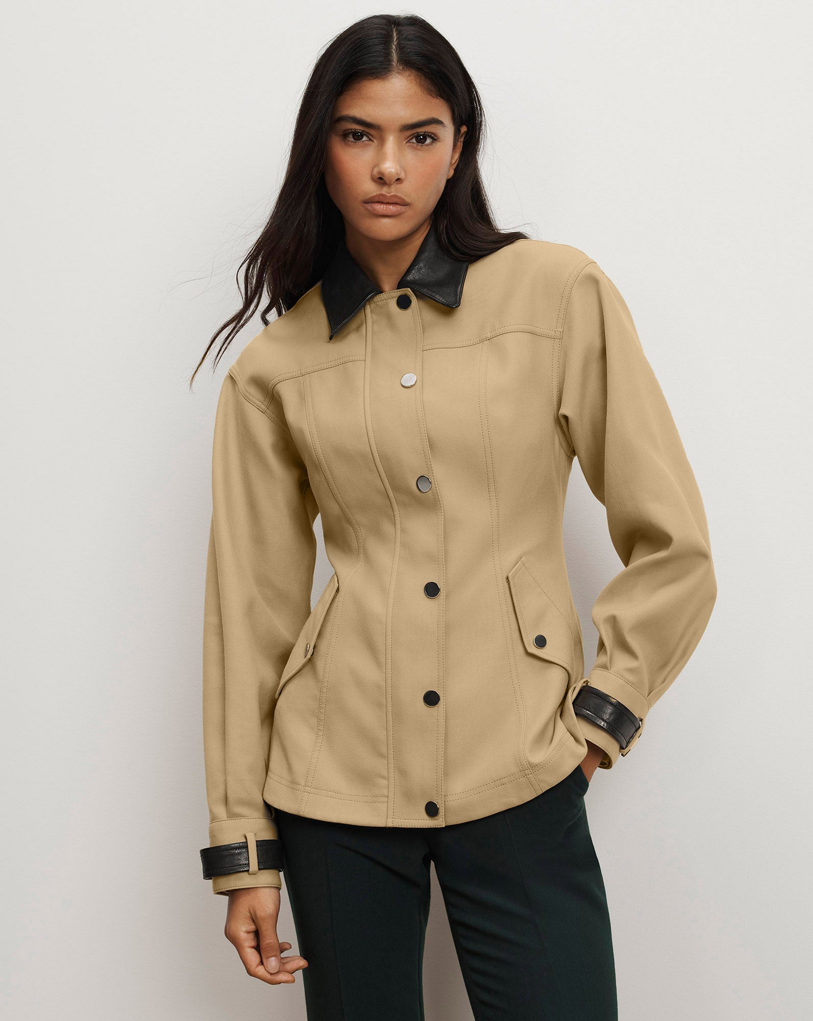 Talla Peplum Jacket by Veronica Beard