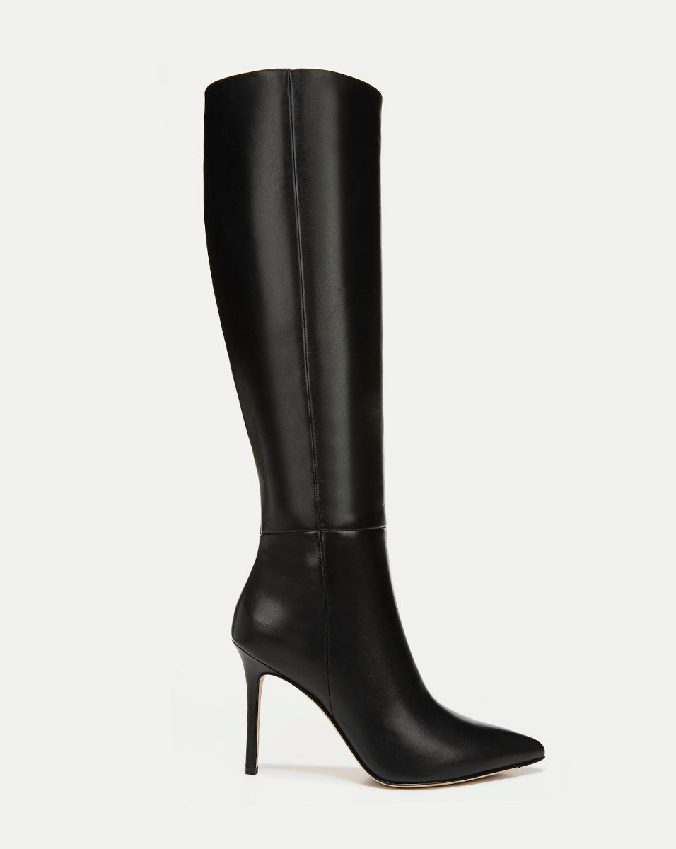 Lisa Stiletto High-Heel Boot Wide-Calf
