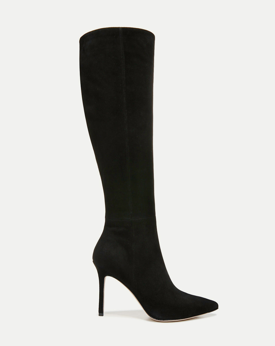 Lisa Stiletto High-Heel Boot Wide-Calf