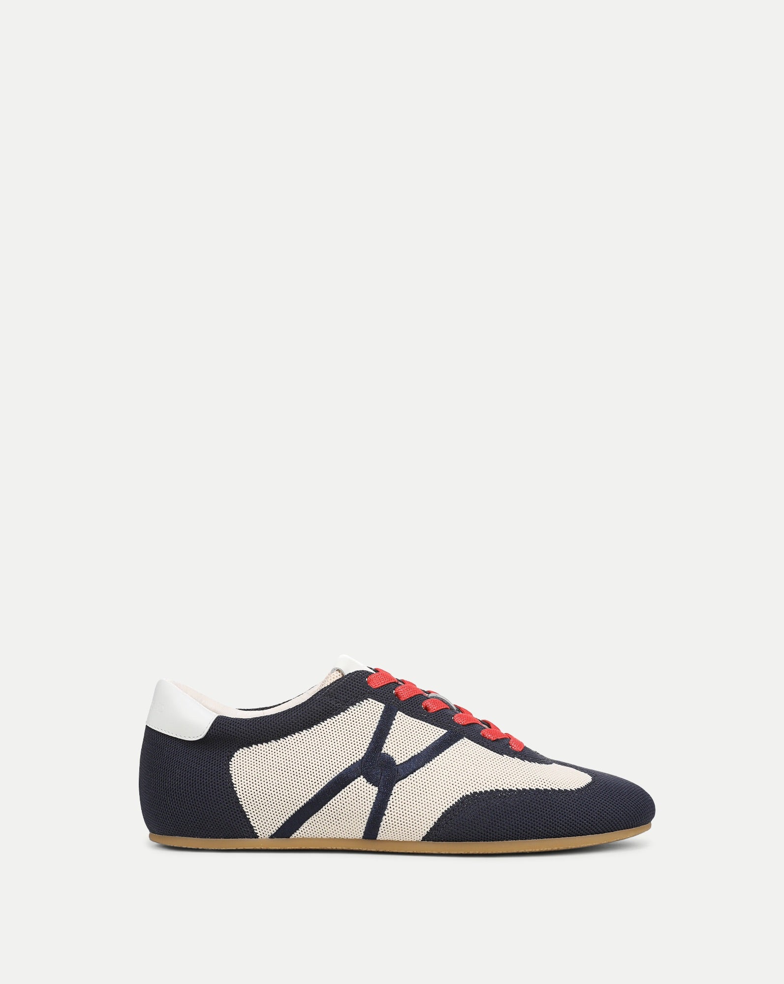Riviera Knit Sneaker Navy Ecru